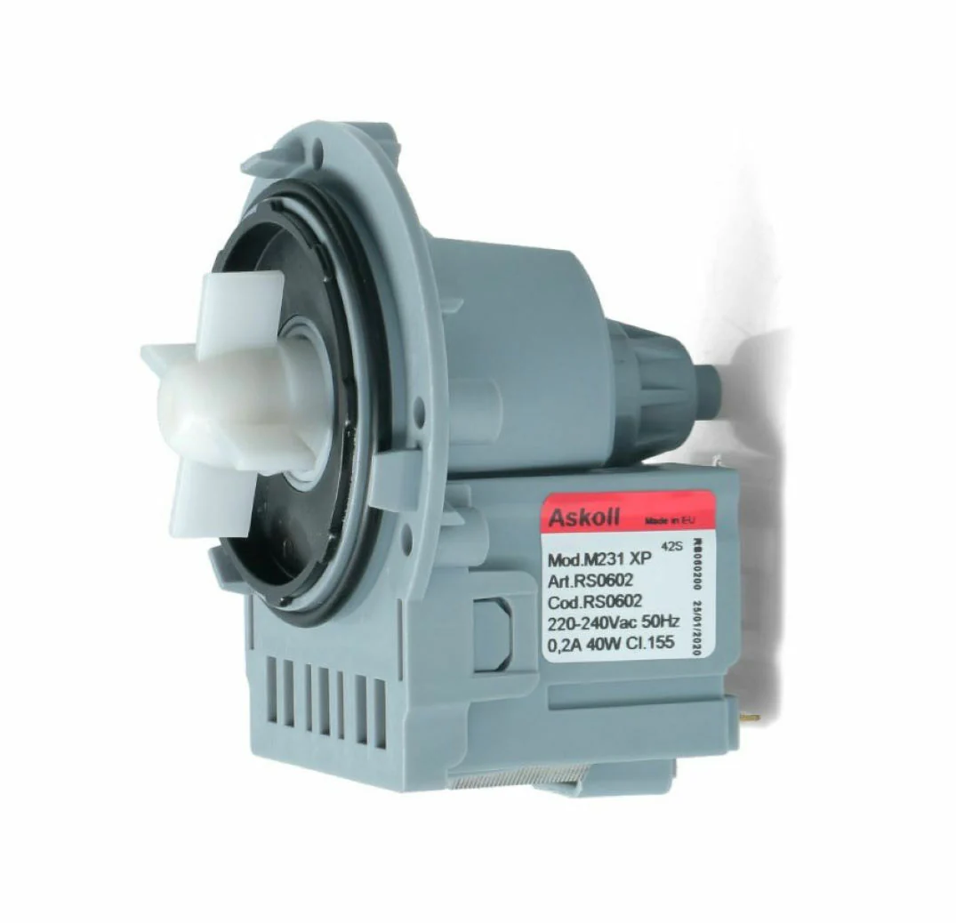 Askoll pompa scarico M231XP 40W lavatrice Candy Hoover Electrolux Whirlpool AEG - Image 5