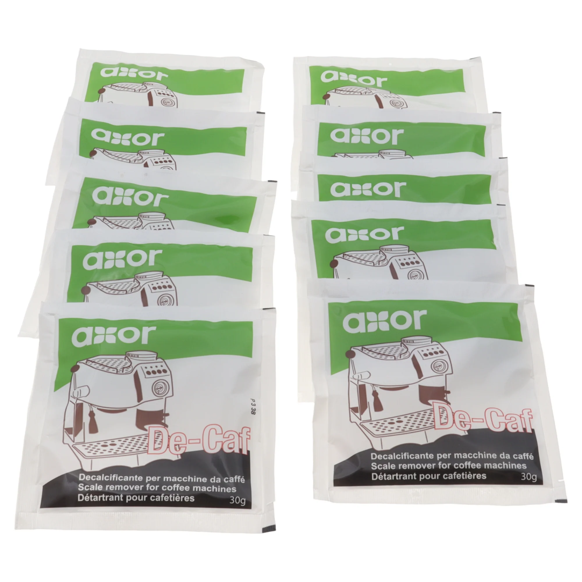 Axor decalcificante pulizia calcare DeCaf 10 buste cristalli per macchina caffè - Image 3