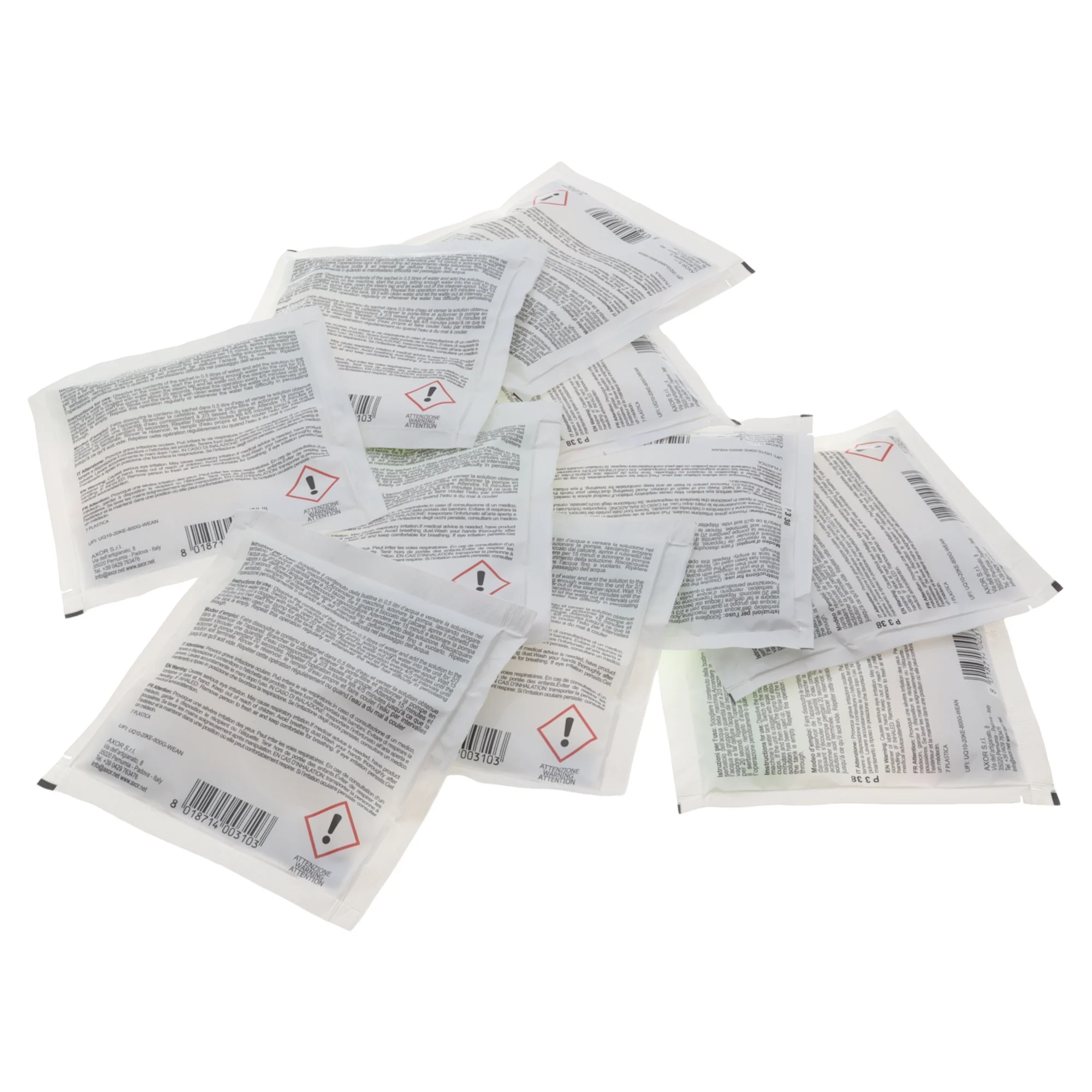 Axor decalcificante pulizia calcare DeCaf 10 buste cristalli per macchina caffè - Image 4