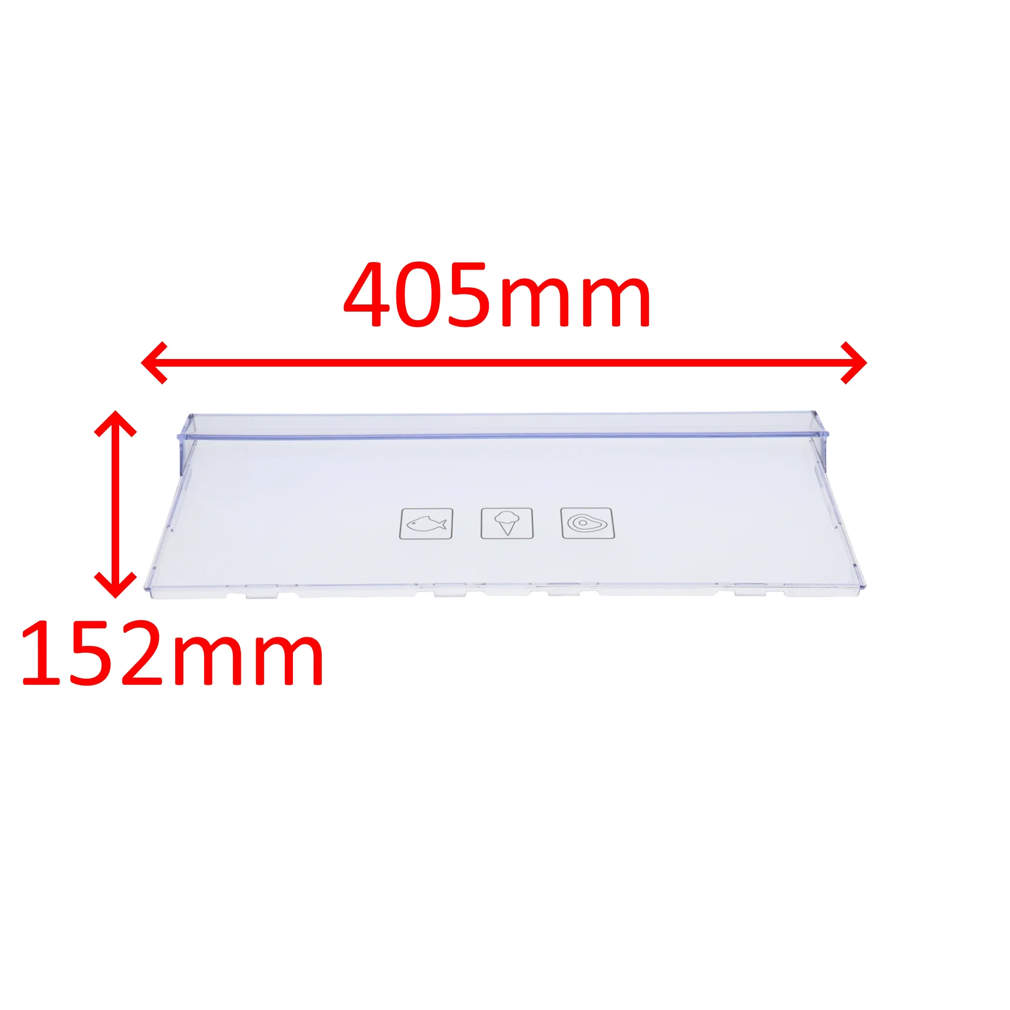 Beko frontale cassetti freezer superiori 405x152mm frigorifero BCHA BCNA BCSD - Image 4
