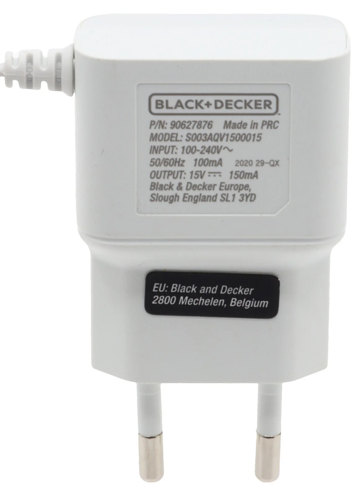 Black & Decker caricatore carica batterie aspirabriciole NVB215 NVB220 WDB215 - Image 4