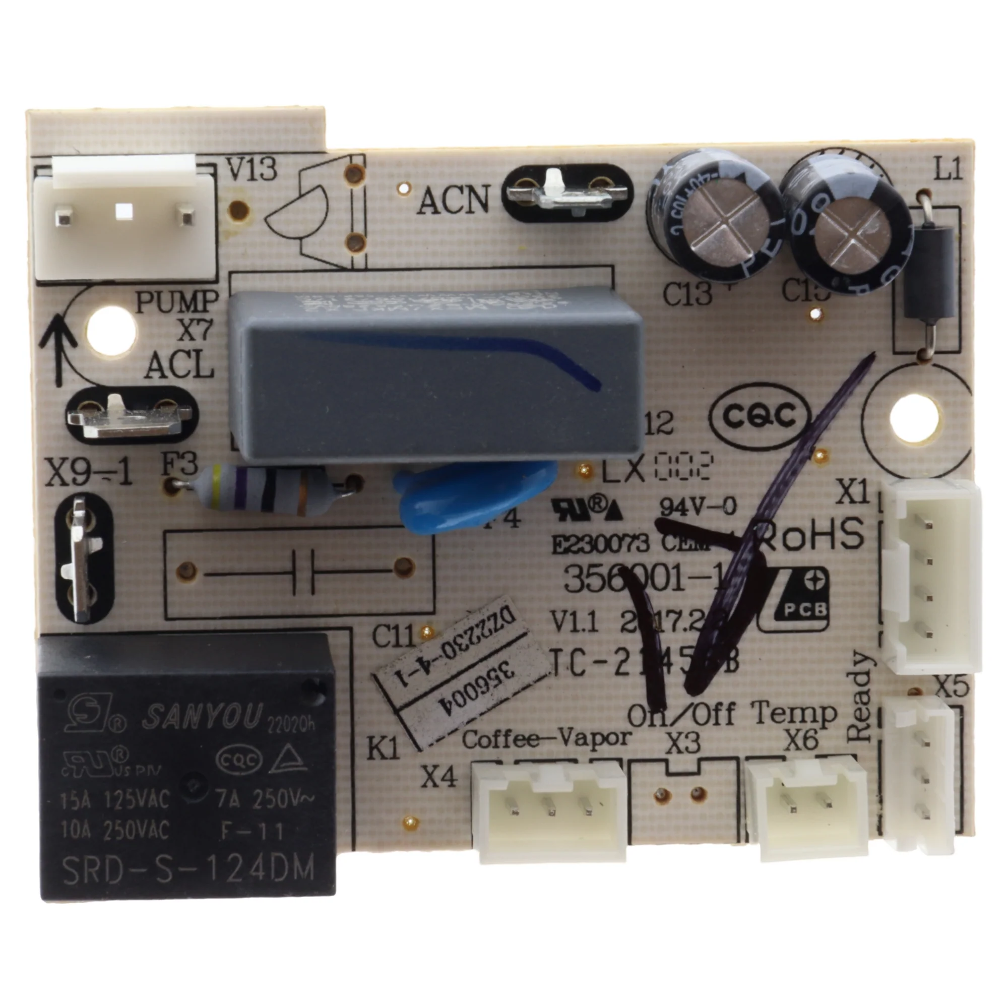 Black & Decker scheda elettronica PCB macchina caffè BXCO1200E ES9200010B - Image 3