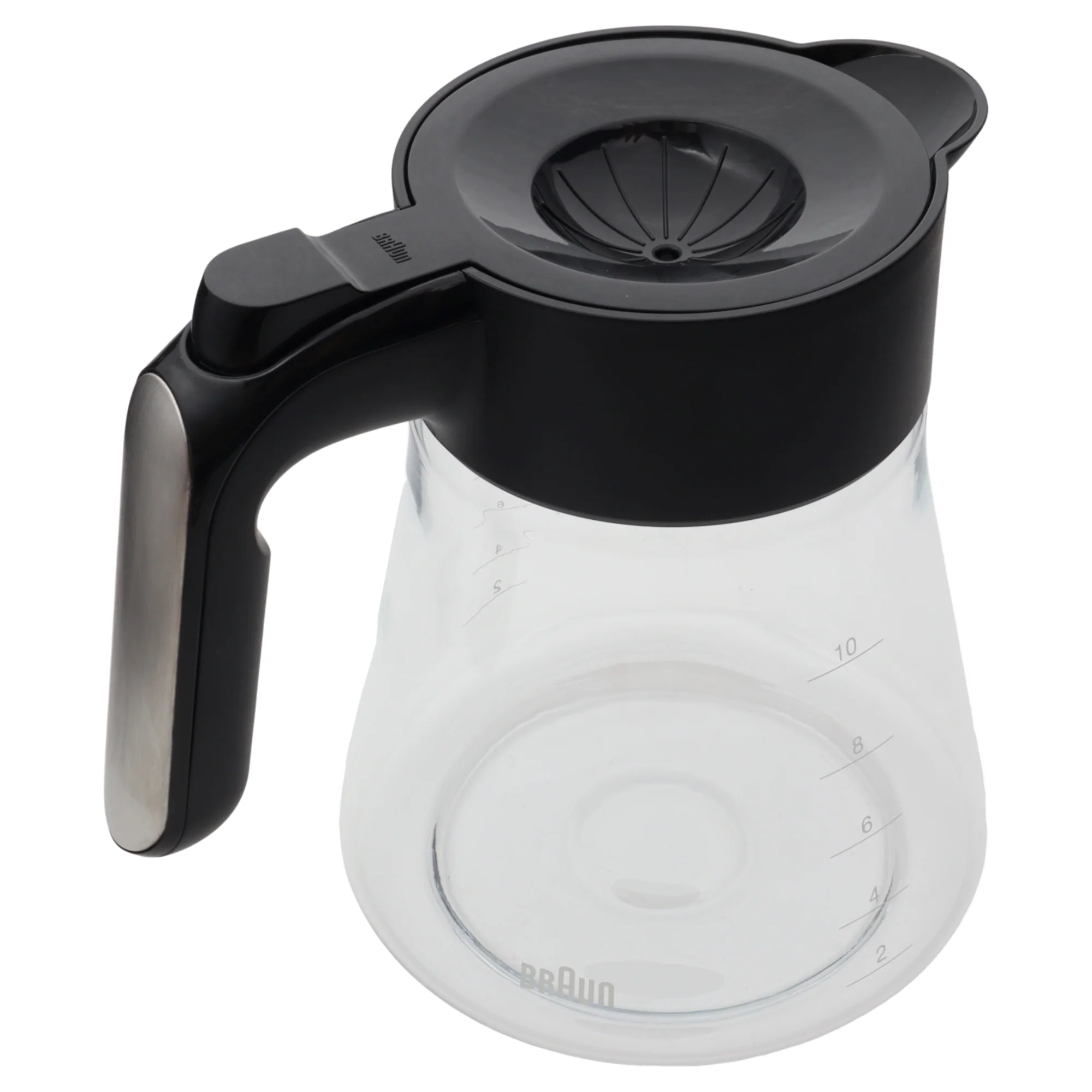 Braun caraffa vetro coperchio 10 tazze macchina caffè MultiServe KF901 KF9150 - Image 2