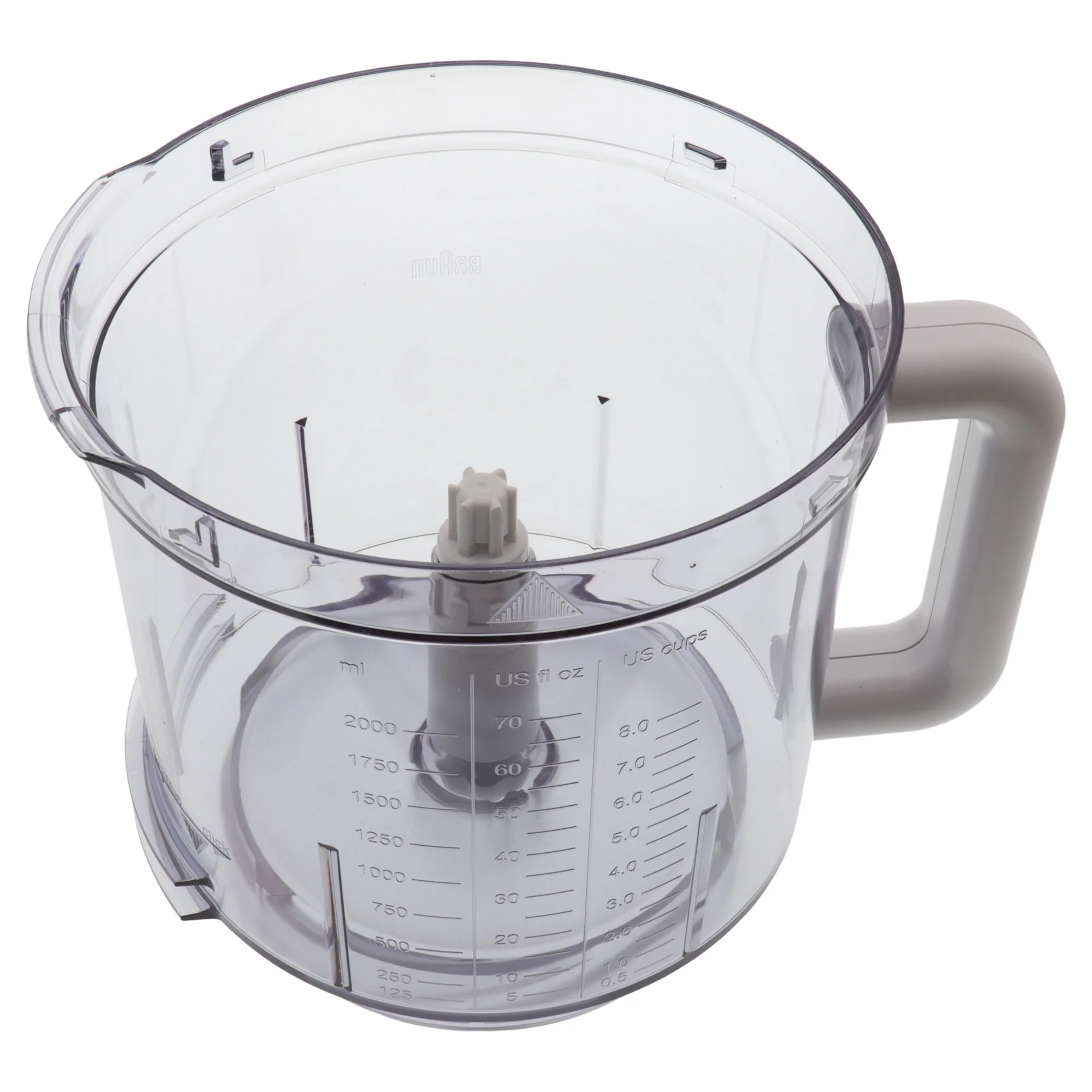 Braun ciotola contenitore 2000ml robot Multiquick 3 5 CombiMax K600 K650 K700 K750 Tribute - Image 2