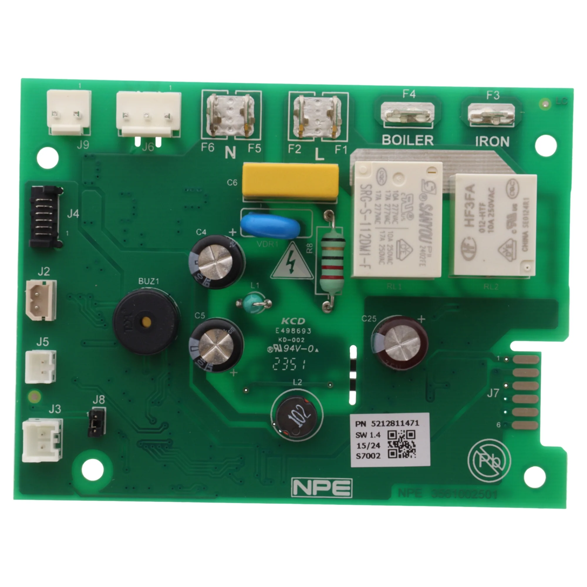 Braun scheda elettronica PCB 230V ferro stiro CareStyle 7 IS7262 IS7282 IS7286 - Image 3