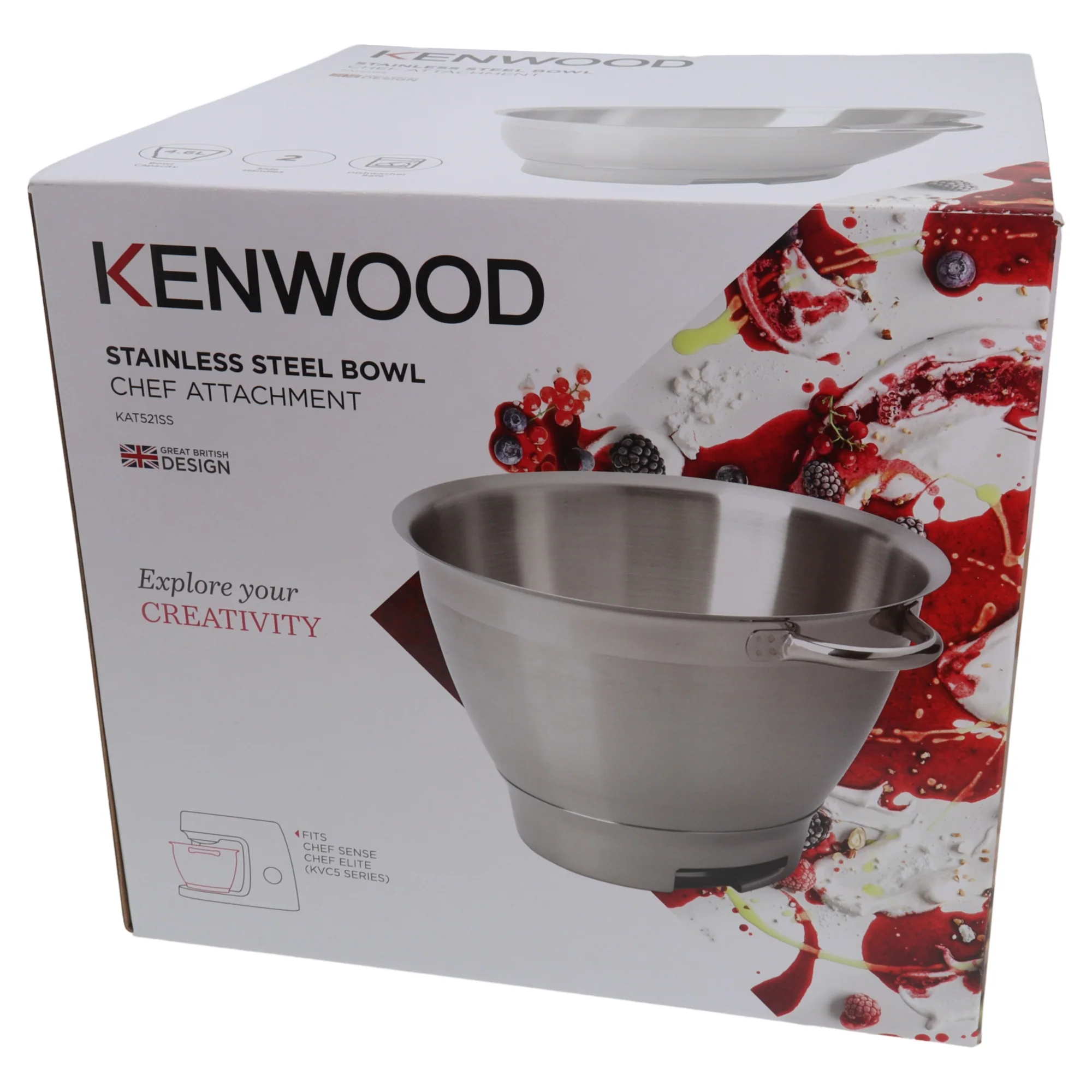 Ciotola 4.6L per impastatrice planetaria Kenwood Chef Sense Elite Pro AW20011024 - Image 6