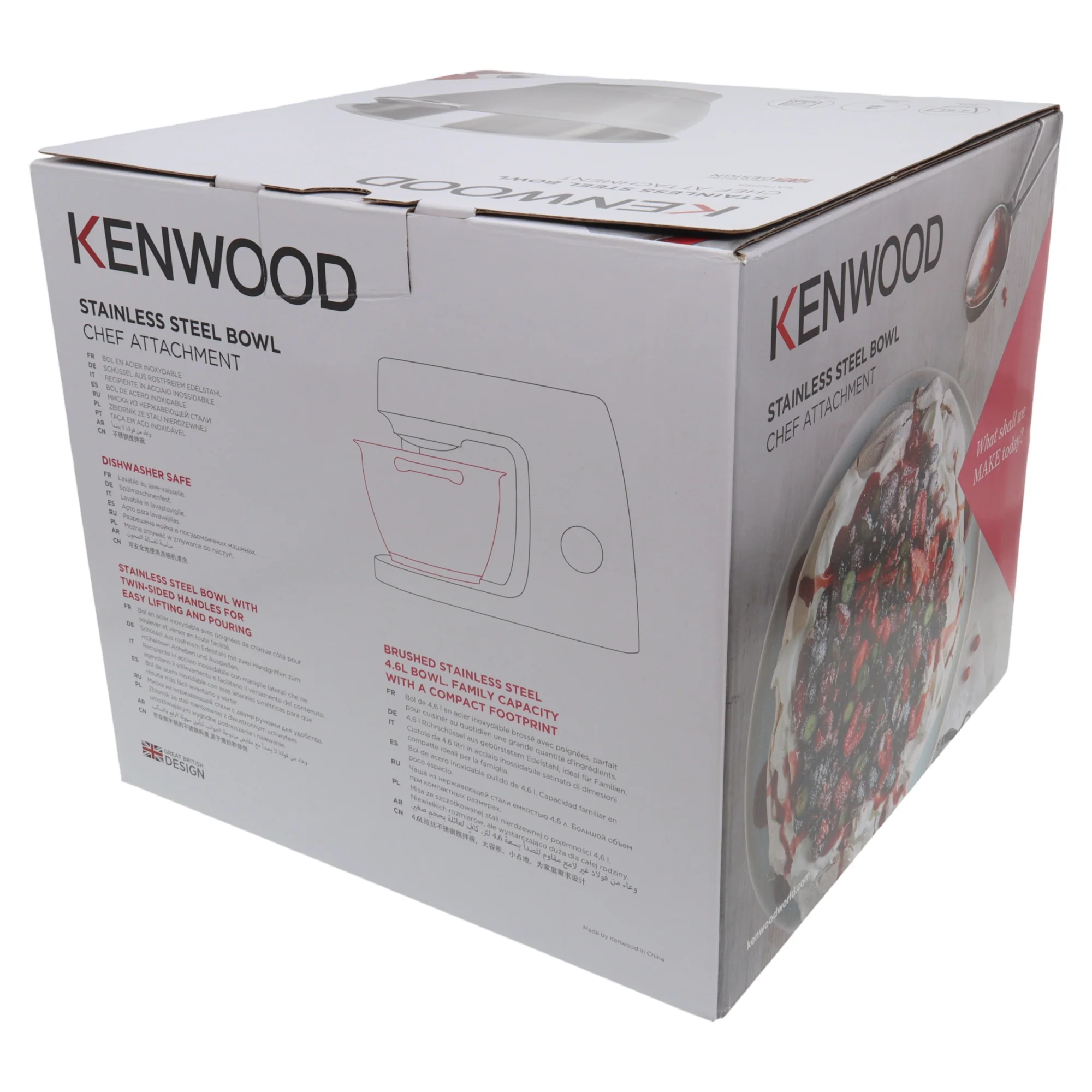 Ciotola 4.6L per impastatrice planetaria Kenwood Chef Sense Elite Pro AW20011024 - Image 7