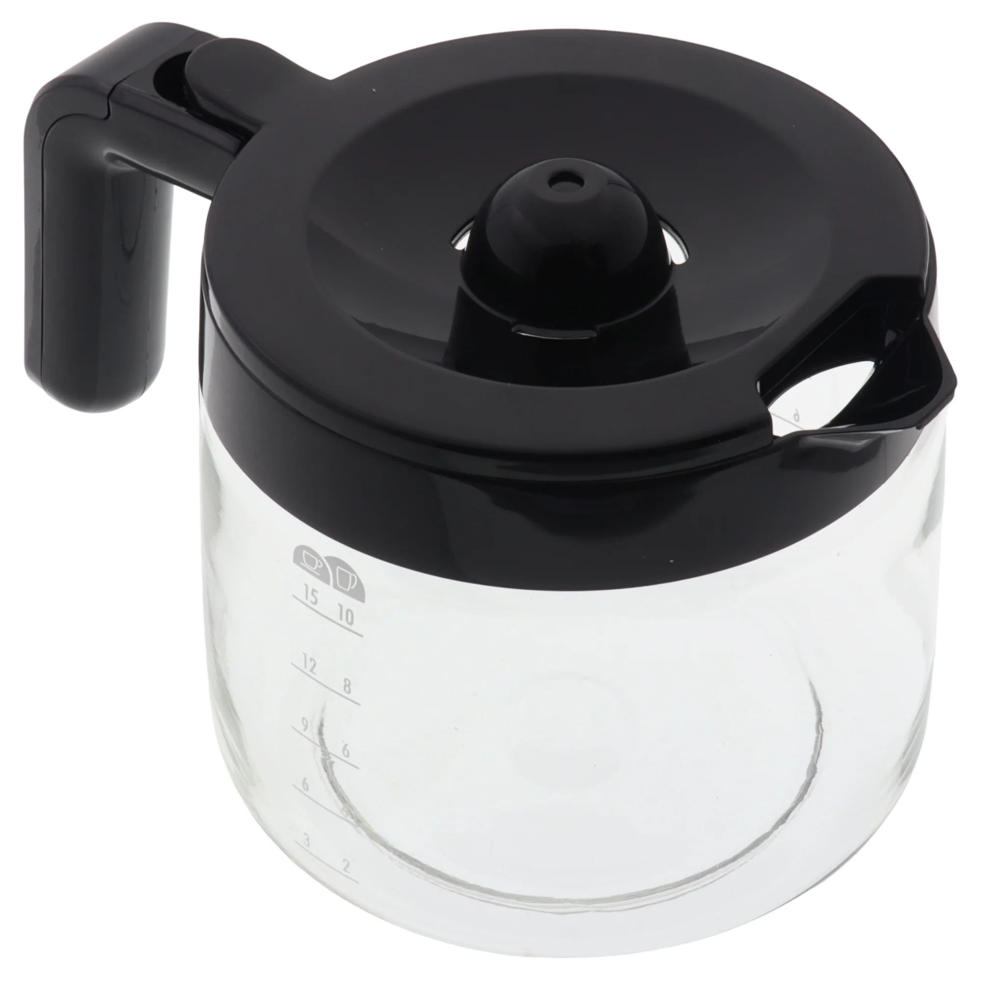 Delonghi caraffa vetro 15 tazze coperchio macchina caffè ICM15240 ICM15250 - Image 2