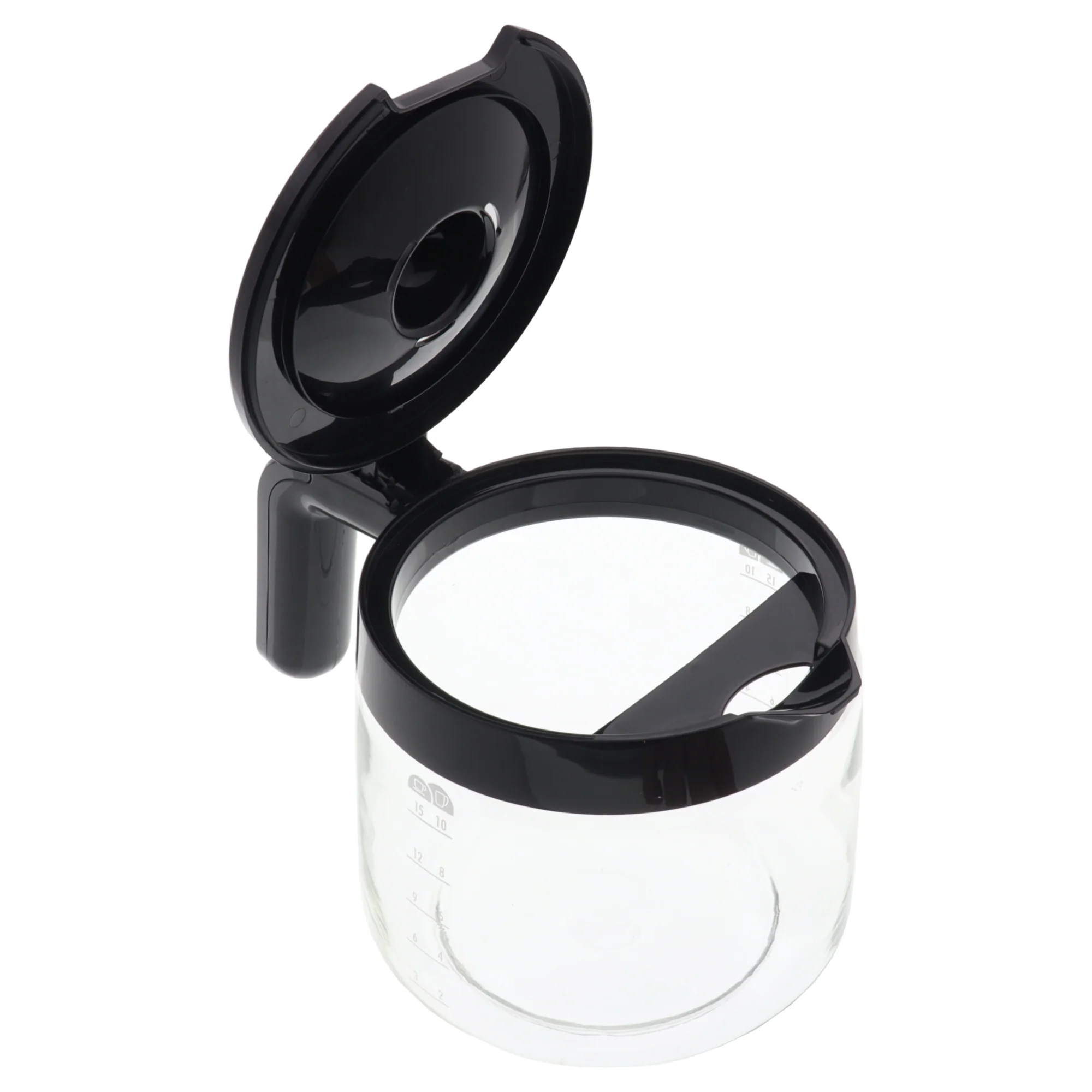 Delonghi caraffa vetro 15 tazze coperchio macchina caffè ICM15240 ICM15250 - Image 3