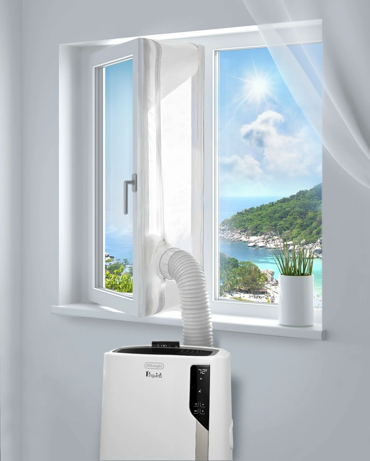 Delonghi guarnizione finestra universale condizionatore portatile Pinguino PAC - Image 2
