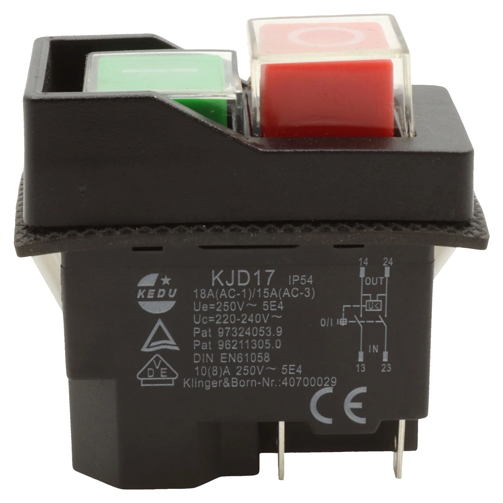 DeWALT interruttore tasto KJD17 230V accensione troncatrice sega D27111 D27112 - Image 4