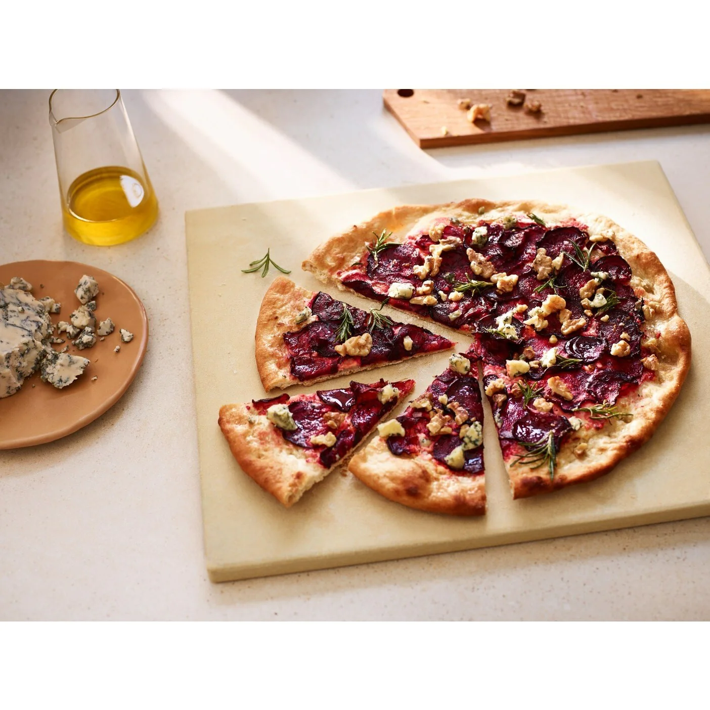 Electrolux pizza stone pietra refrattaria 38cm con paletta taglierina per forno - Image 7