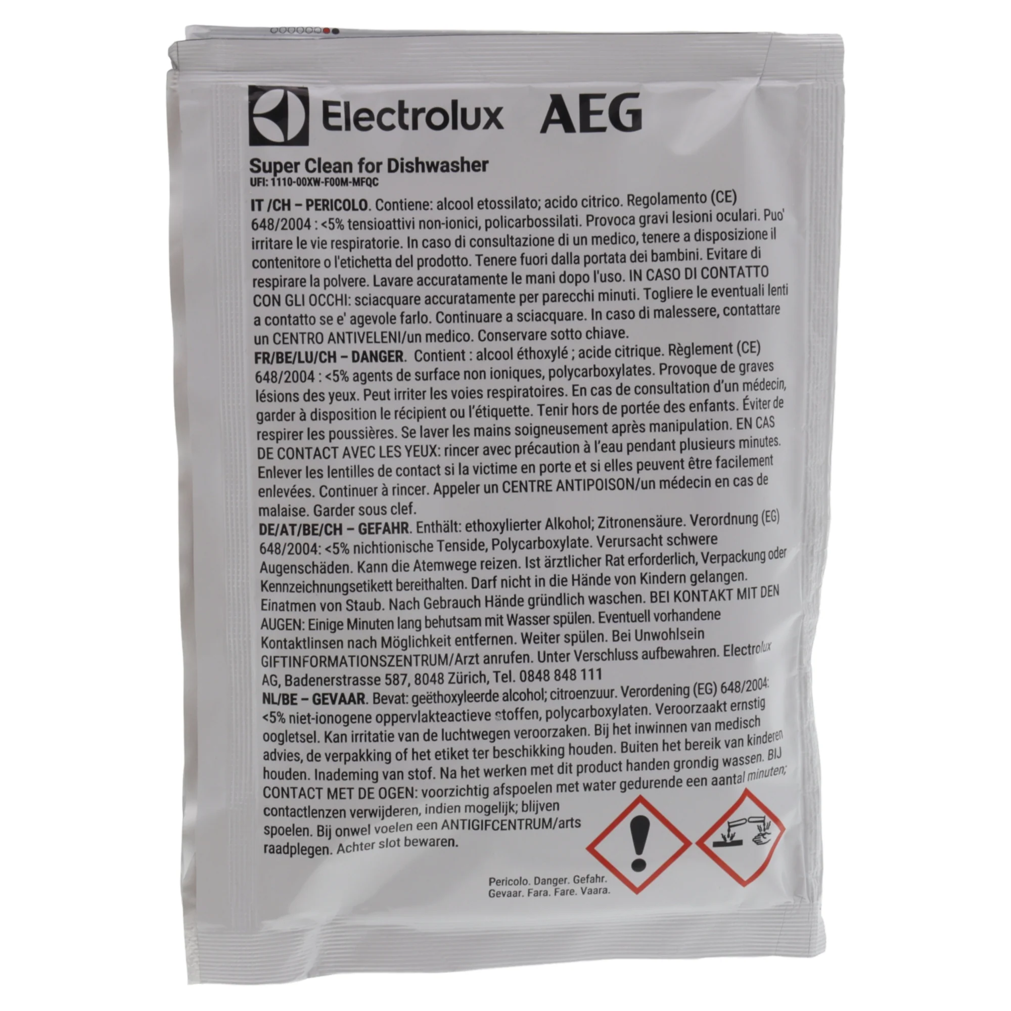 Electrolux 2x polvere Super Clean sgrassante sanificante per lavastoviglie potente - Image 2