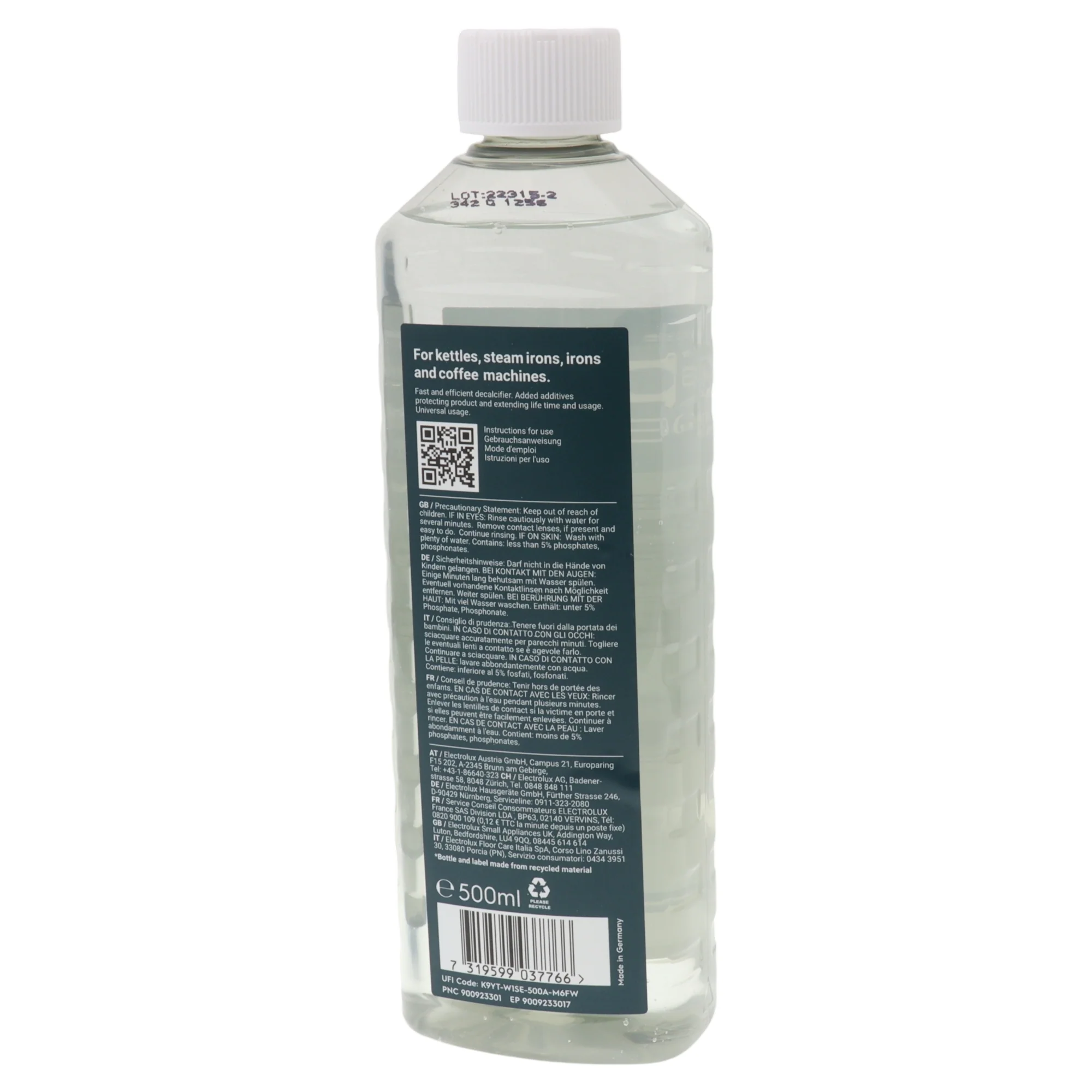 Electrolux decalcificante disincrostante anti calcare 500ml macchina caffè ferr - Image 2