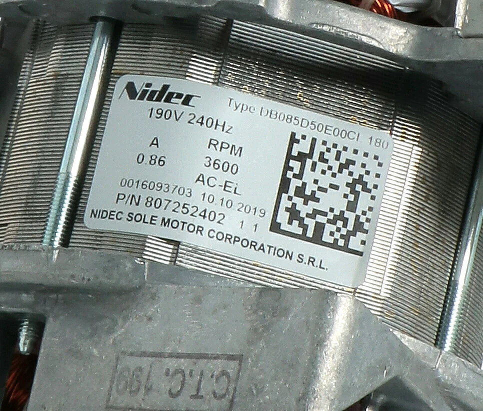 Electrolux Rex AEG motore DB085D50E00 asciugatrice T65 T76 EDH EW8 TWG RDH ZDH - Image 3