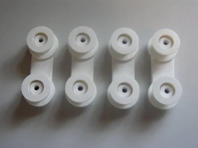 Electrolux Rex AEG kit supporti ruote cestello ORIGINALI lavastoviglie FAV BW ESI - Image 4