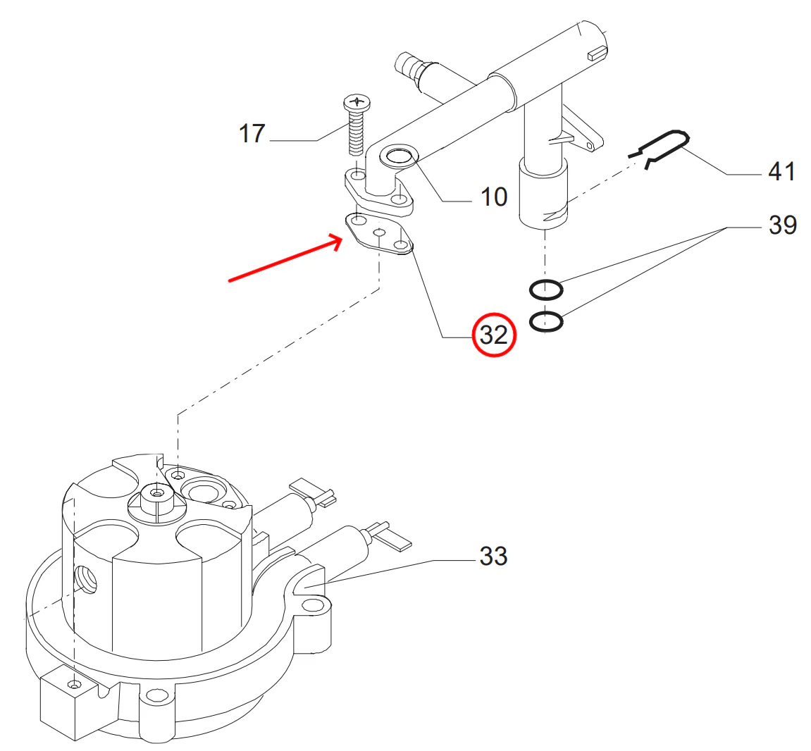 Gaggia Saeco guarnizione rubinetto vapore macchina caffè Poemia Veneto Gran Viv - Image 2