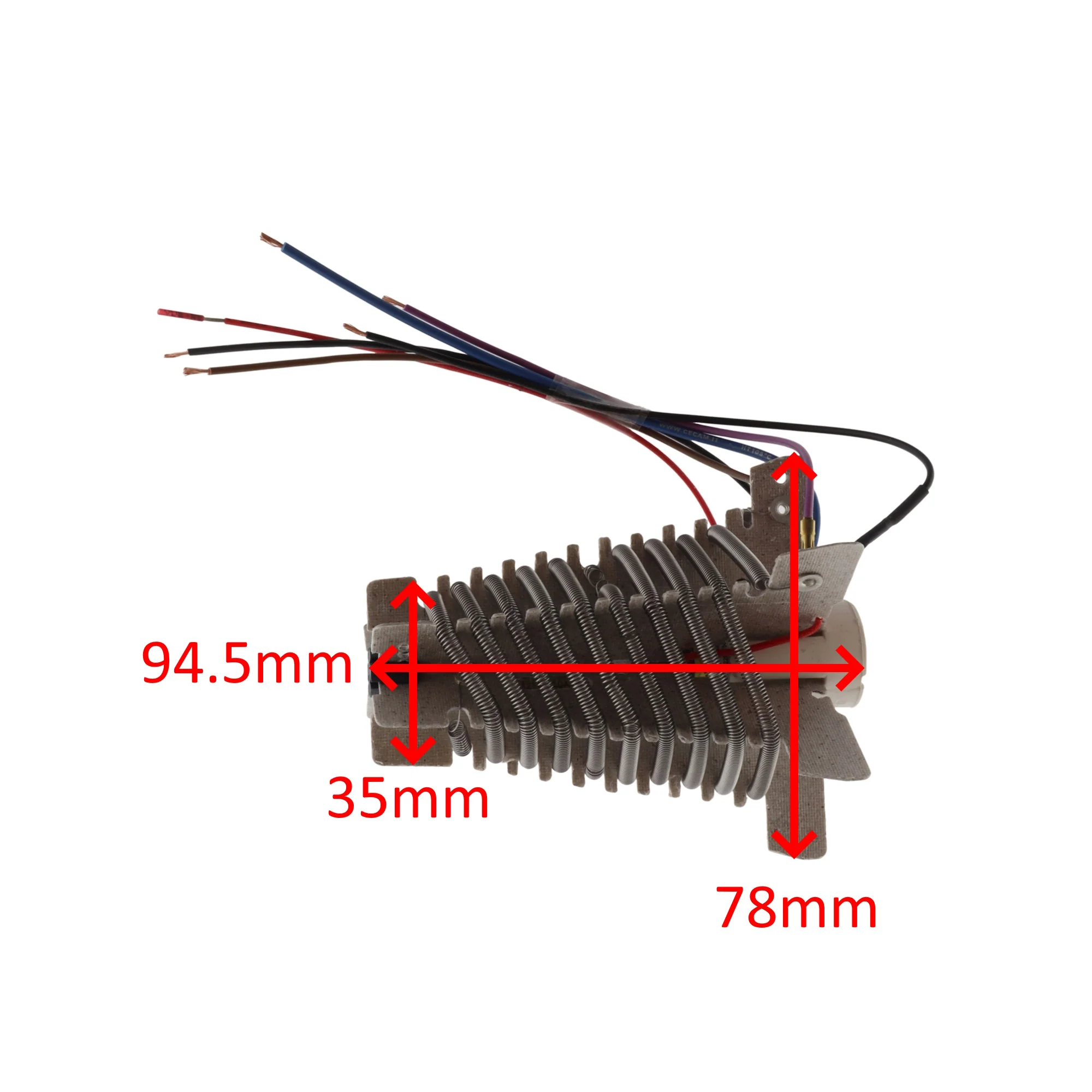 Gammapiù resistenza 94.5mm 1600W 230V phon asciugacapelli Plasma NA4022 - Image 2