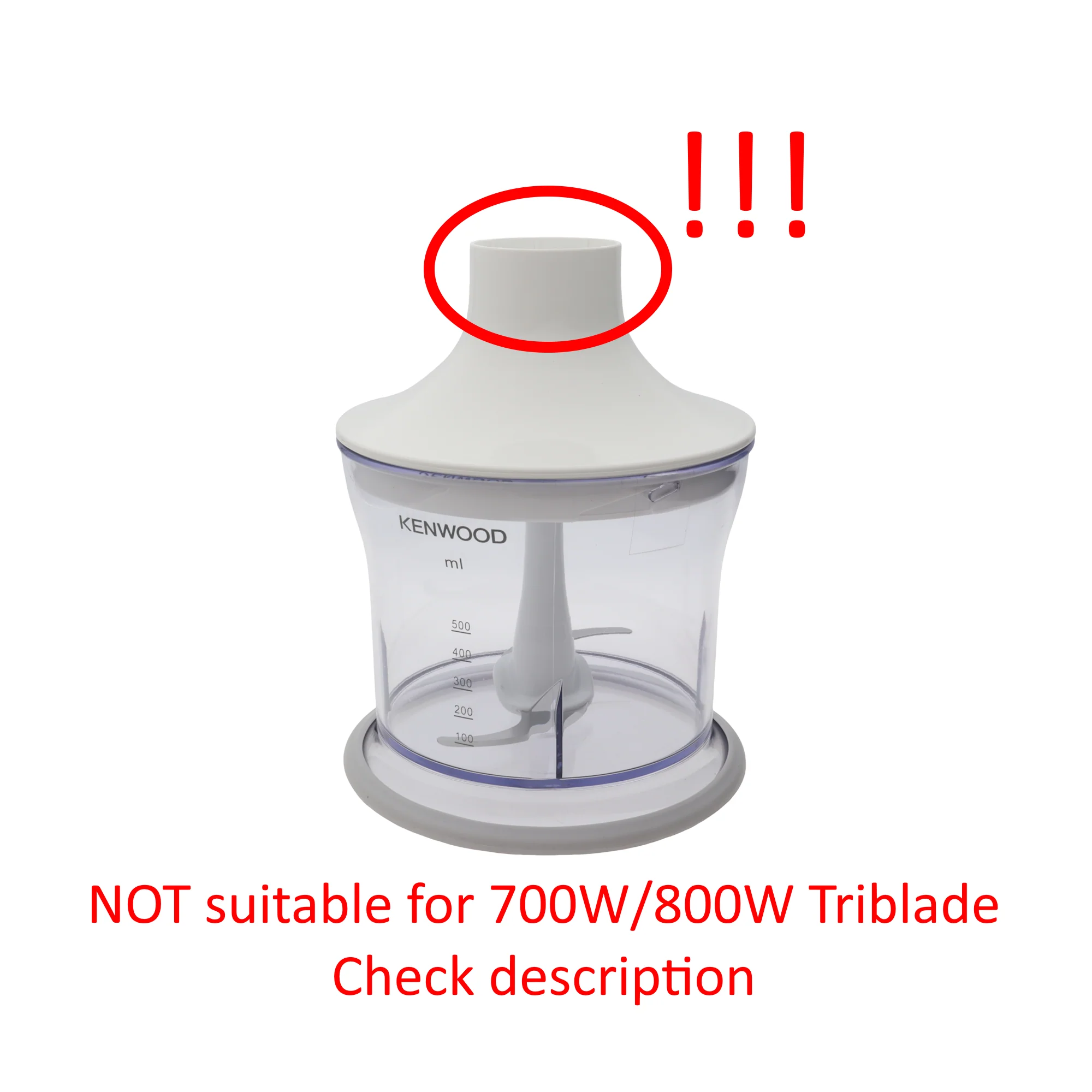 Kenwood accessorio tritatutto mixer Triblade HDP10 HDP100 HDP103 HDP106 HDP109 - Image 2