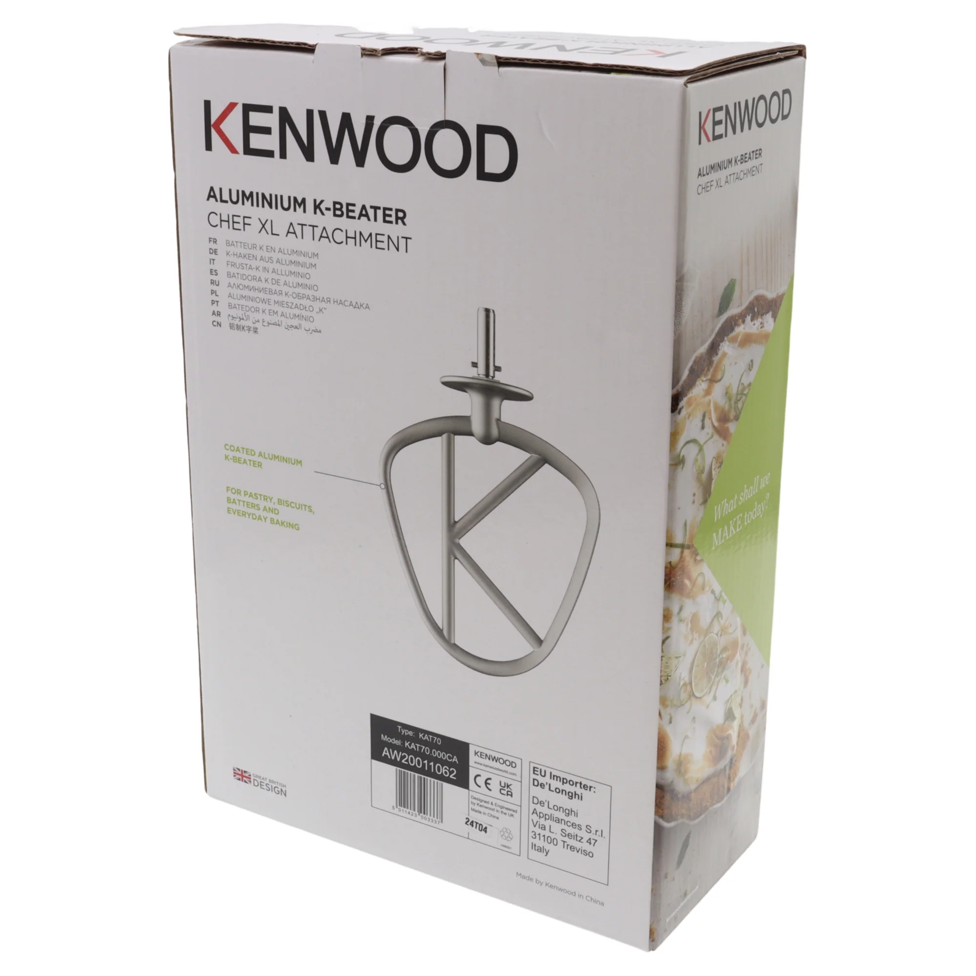 Kenwood frusta K alluminio planetaria Chef Sense Elite Patissier Cooking XL KVL - Image 5
