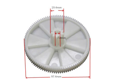 Kenwood ingranaggio ruota grande tritacarne Pro 1500 1600 MG480 MG510 PG520 MG300 - Image 3
