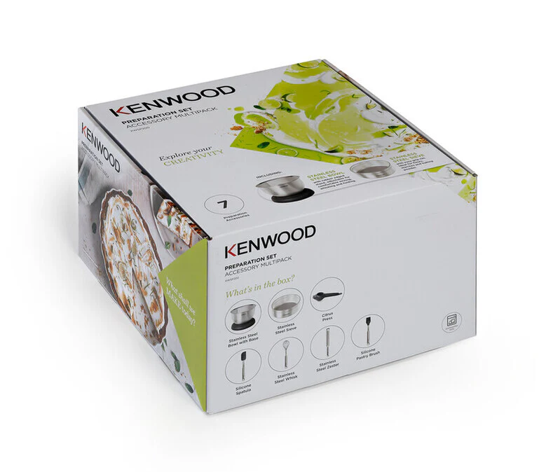Kenwood set preparazione spatola setaccio grattugia frusta ciotola spremiagrumi - Image 4