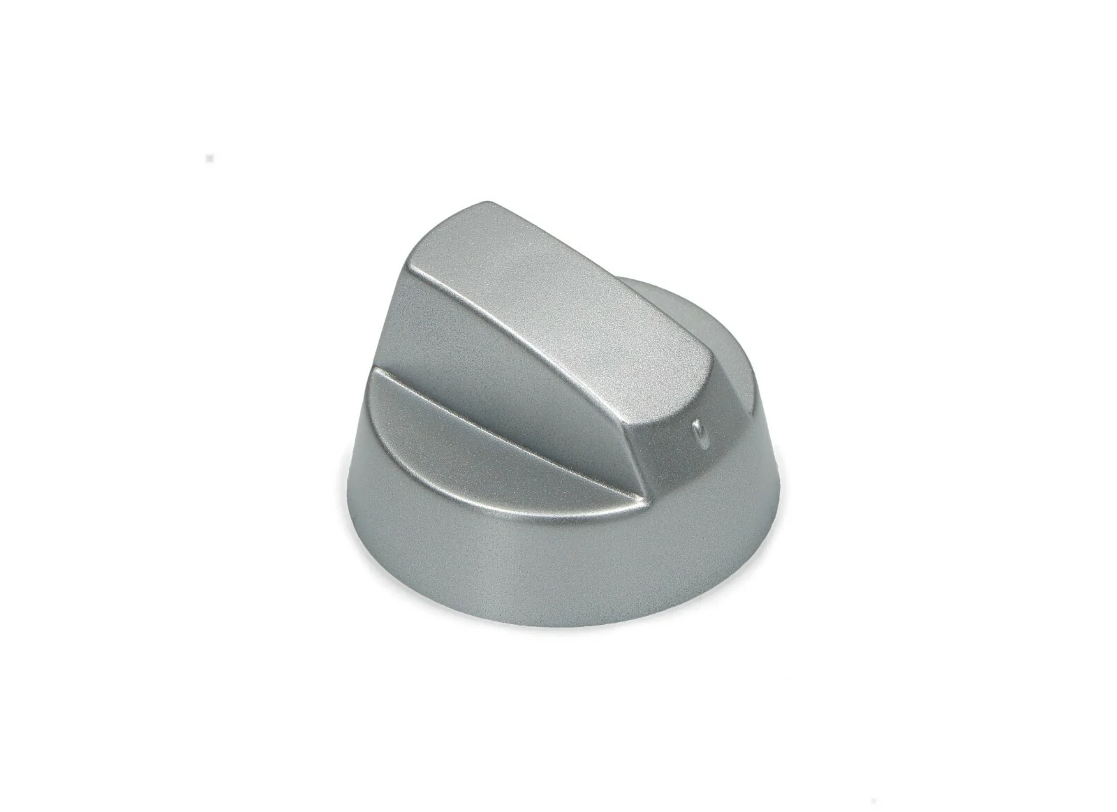 Kit 4x manopole universale argento forno piano cottura cucina inserti mezzaluna - Image 5