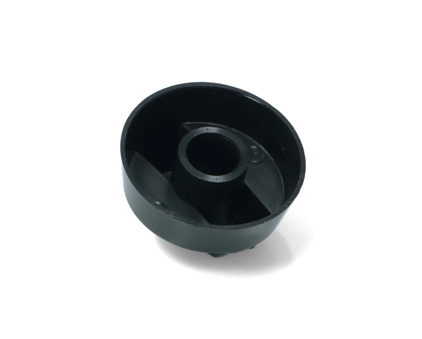 Kit manopola universale nera forno piano cottura cucina inserti mezzaluna - Image 3