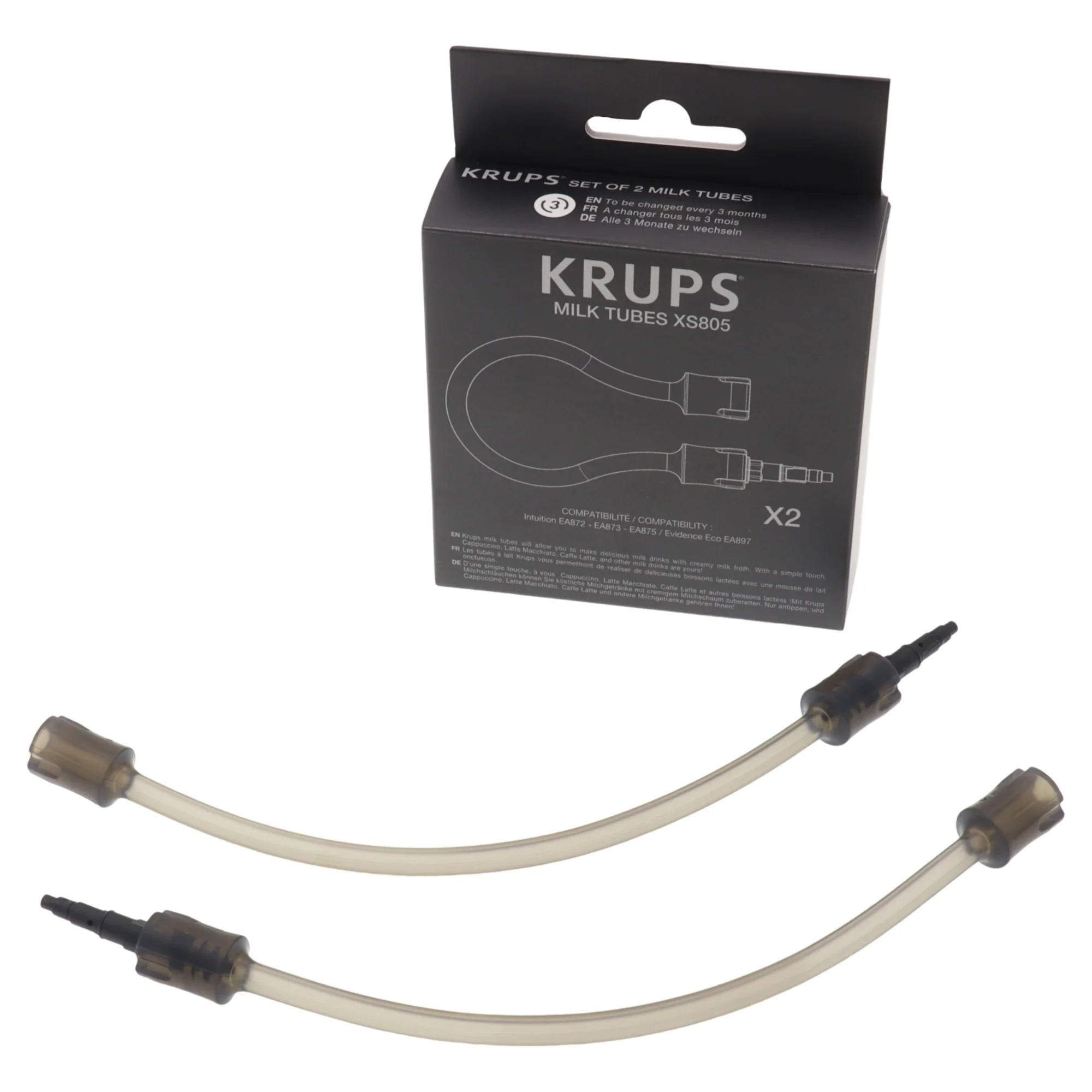 Krups 2x tubi vapore latte macchina caffè Intuition Evidence EA876D EA897A EA89