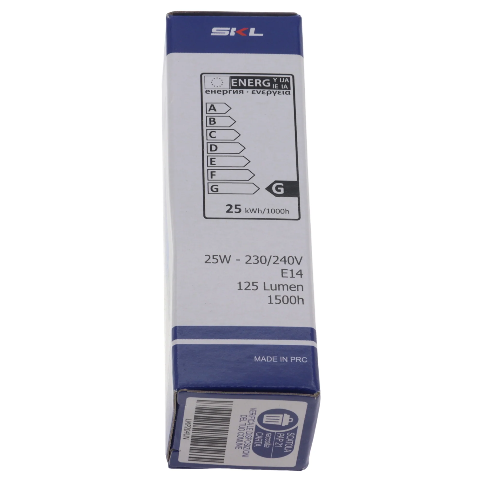 Lampadina blu frigorifero E14 25W 82mm 230V per Bosch Siemens Neff Gaggenau - Image 4