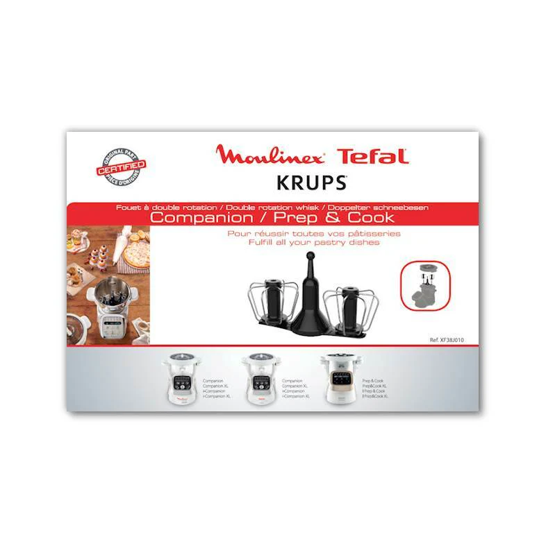 Moulinex accessorio doppie fruste sbattitore dolci Cuisine Companion Prep Cook - Image 2