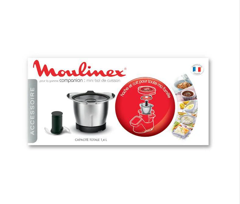Moulinex accessorio mini ciotola tritatutto 1,4 Litri Cuisine Companion XF38AE10 - Image 8