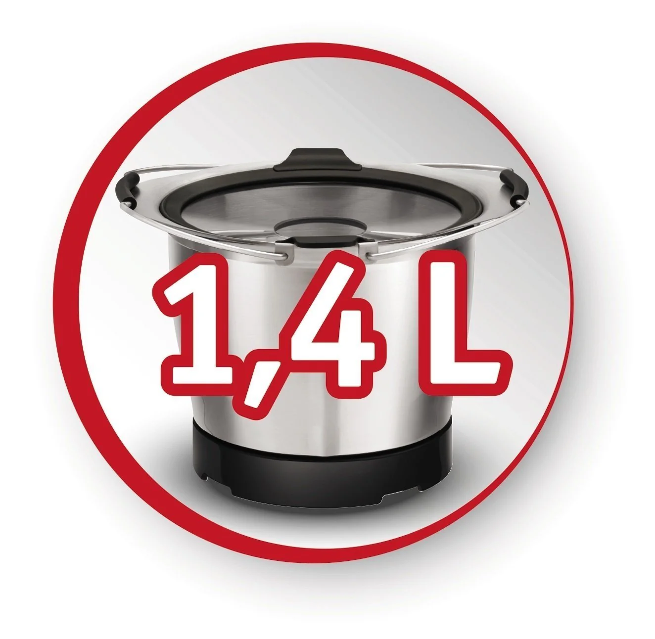 Moulinex accessorio mini ciotola tritatutto 1,4L + 4 ciotole Companion XF387 HF - Image 8