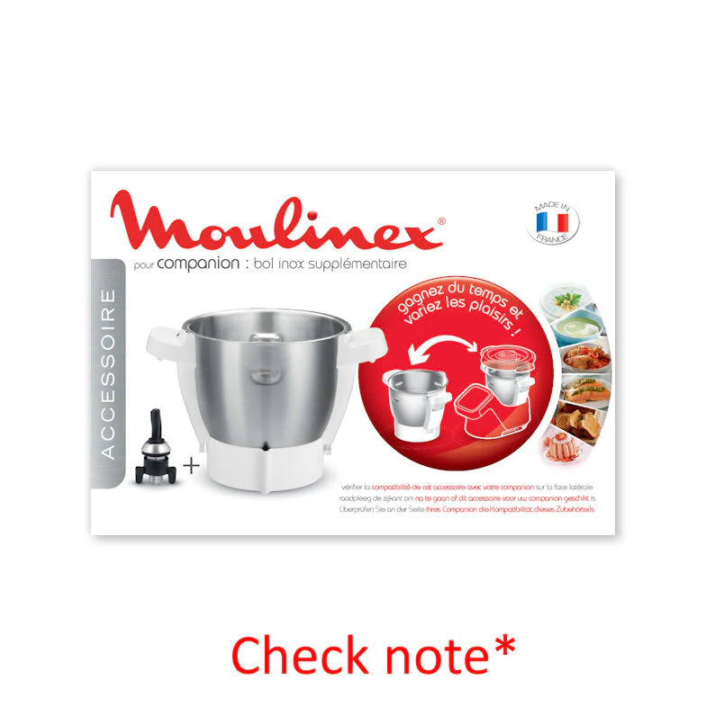 Moulinex ciotola pentola perno asse robot Cuisine Companion HF80 HF90 NOTE! - Image 2