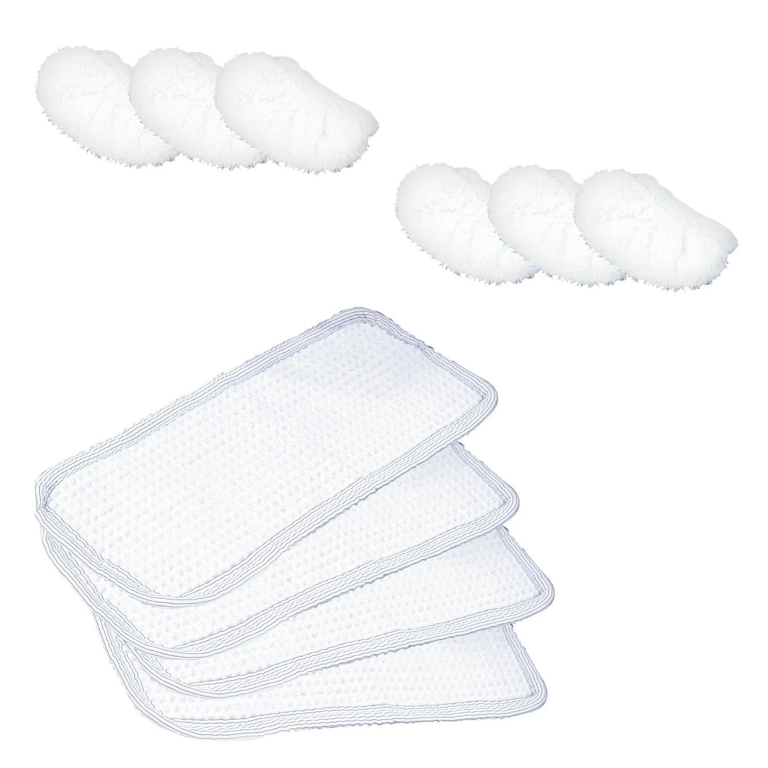 Polti kit 4 panni + 6 cuffie cotone Vaporetto Go XSteam Handy Smart AirPlus One - Image 2