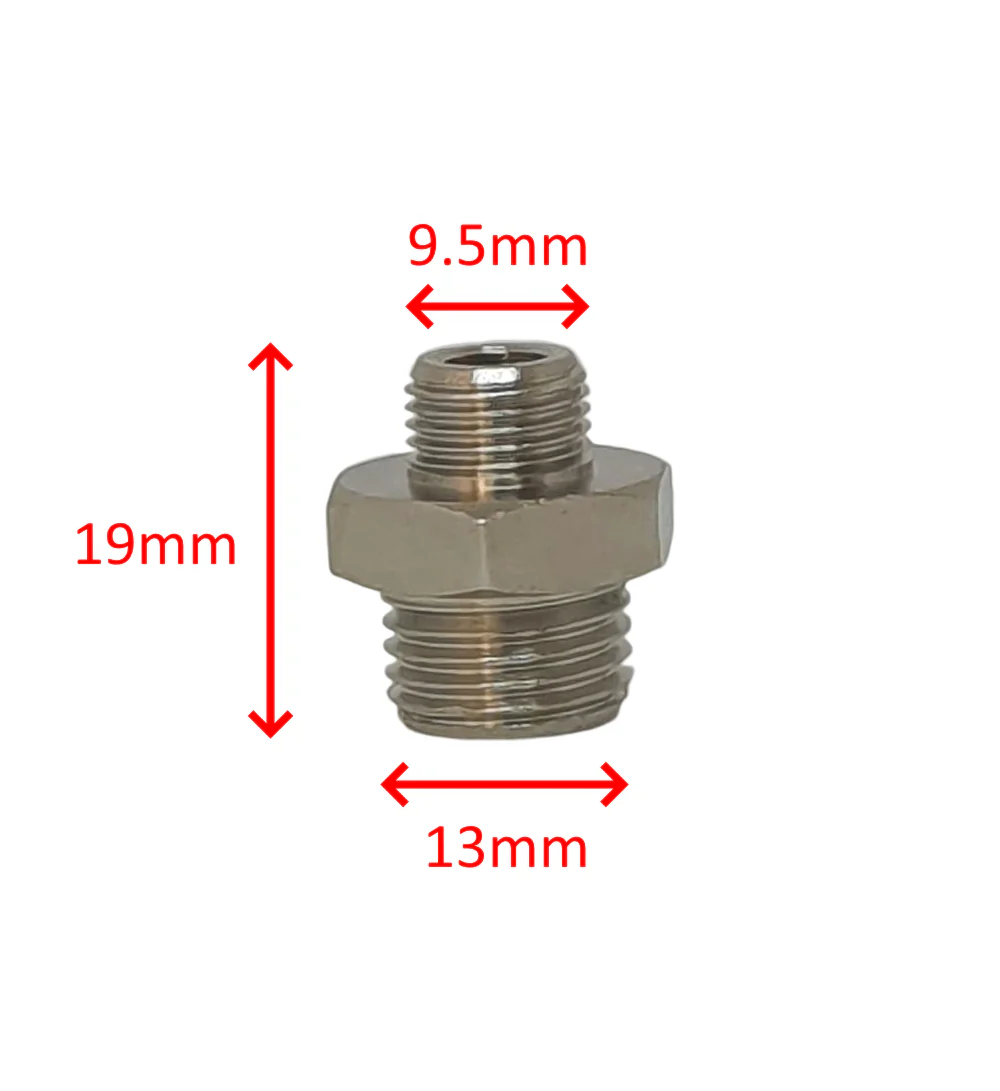 Polti riduttore 1/8" 1/4" caldaia Vaporetto Vaporella Silence Unico MondialVap - Image 4