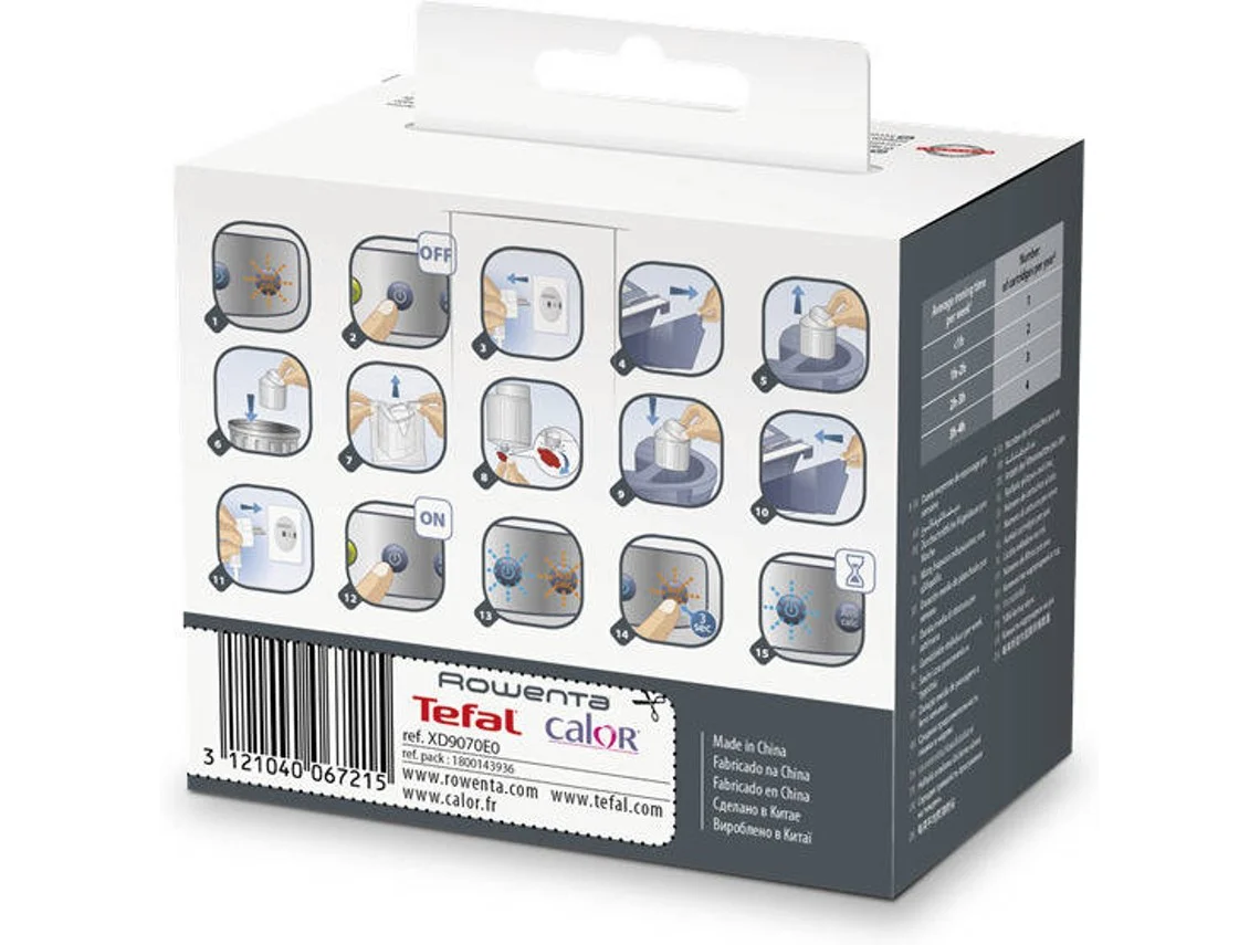 Rowenta 2x filtro acqua anti calcare ferro stiro Powersteam VR8215 VR8216 VR822 - Image 2