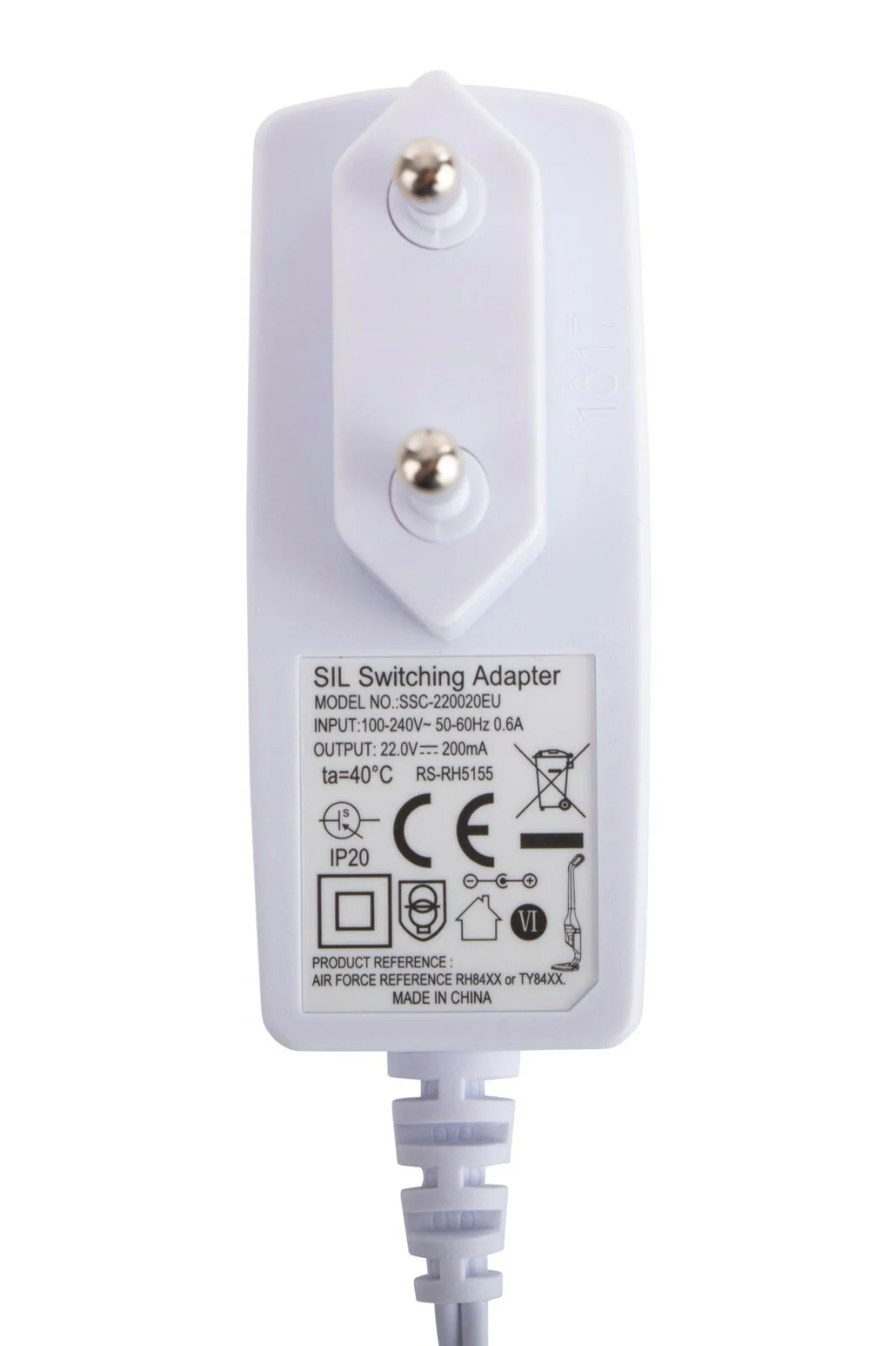Rowenta caricabatterie alimentatore trasformatore Air Force 12V RH8469 RH8463 - Image 3