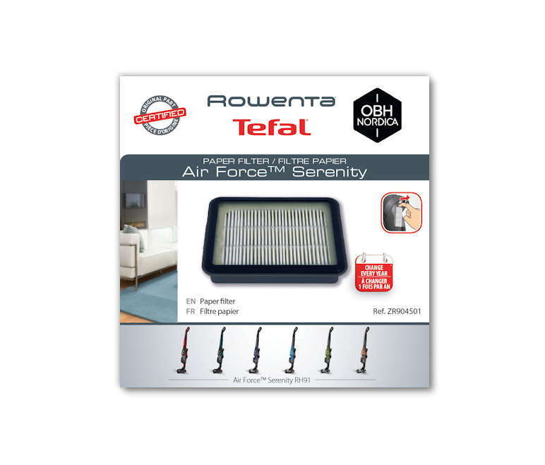 Rowenta filtro HEPA scopa aspirapolvere Air Force Serenity 18V 25V RH91 RH9152 - Image 2