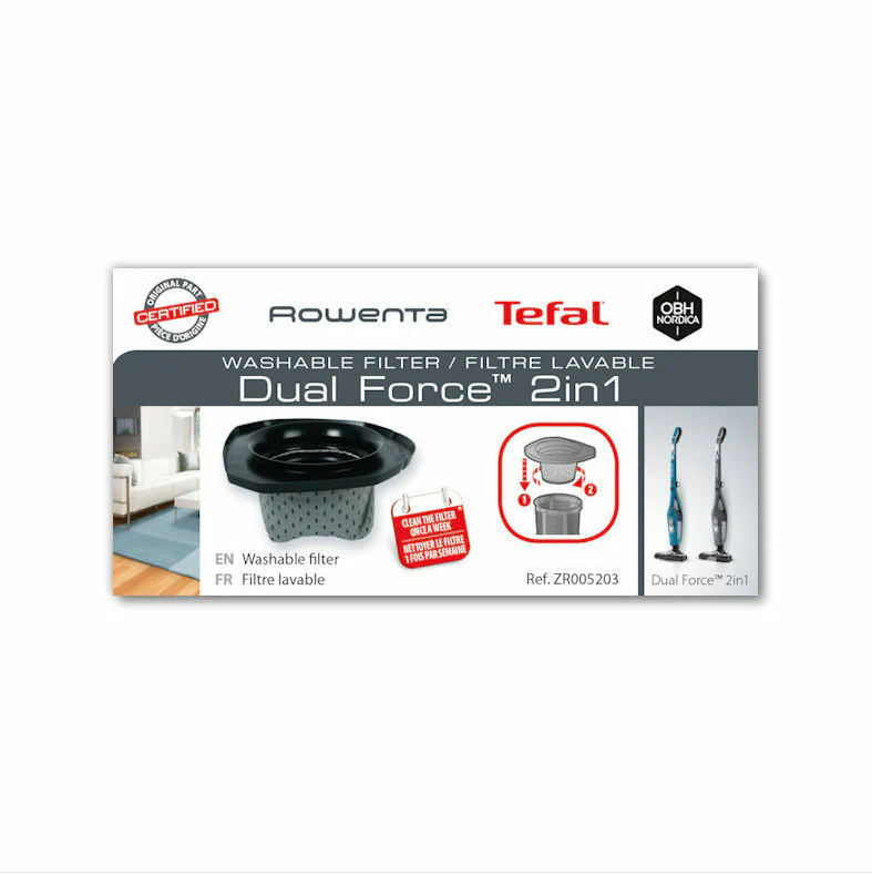 Rowenta filtro scopa aspirapolvere Dual Force 2 in 1 RH6735 RH6751 RH6753 RH6756 - Image 2