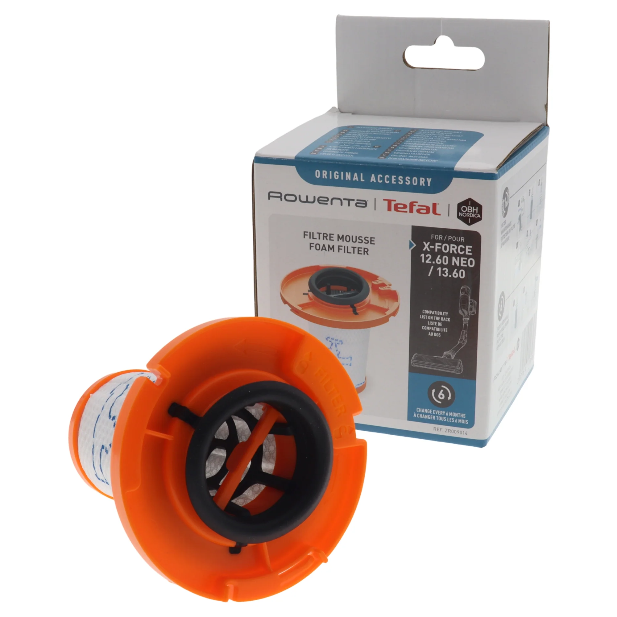 Rowenta filtro serbatoio scopa aspirapolvere XForce Flex 12.60 Neo 13.60 RH9A RH9L