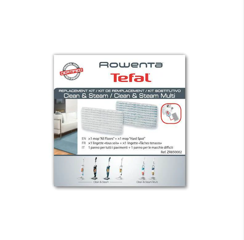 Rowenta kit panni scopa vapore Clean Steam Multi RY75 RY85 RY7557 RY8534 - Image 2