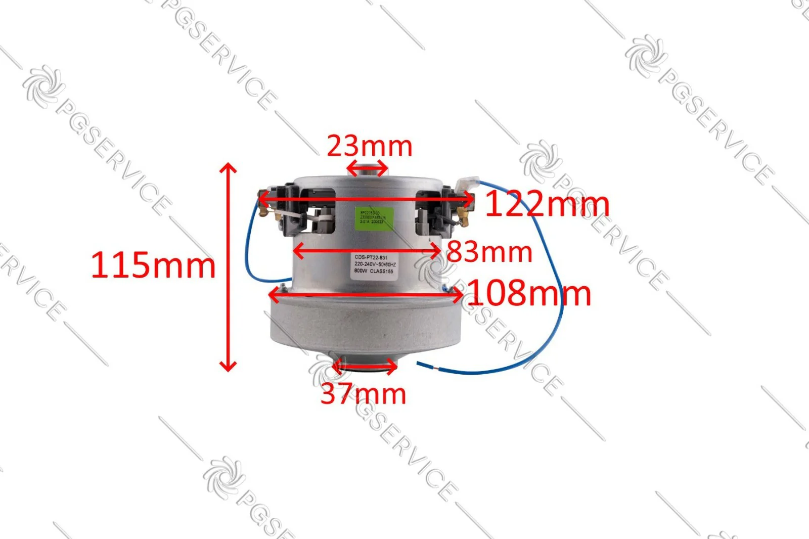 Motore CDS-PT22-831 per aspirapolvere Rowenta Swift Power RO2932 RO2933 RO2981 RO29 - Image 4