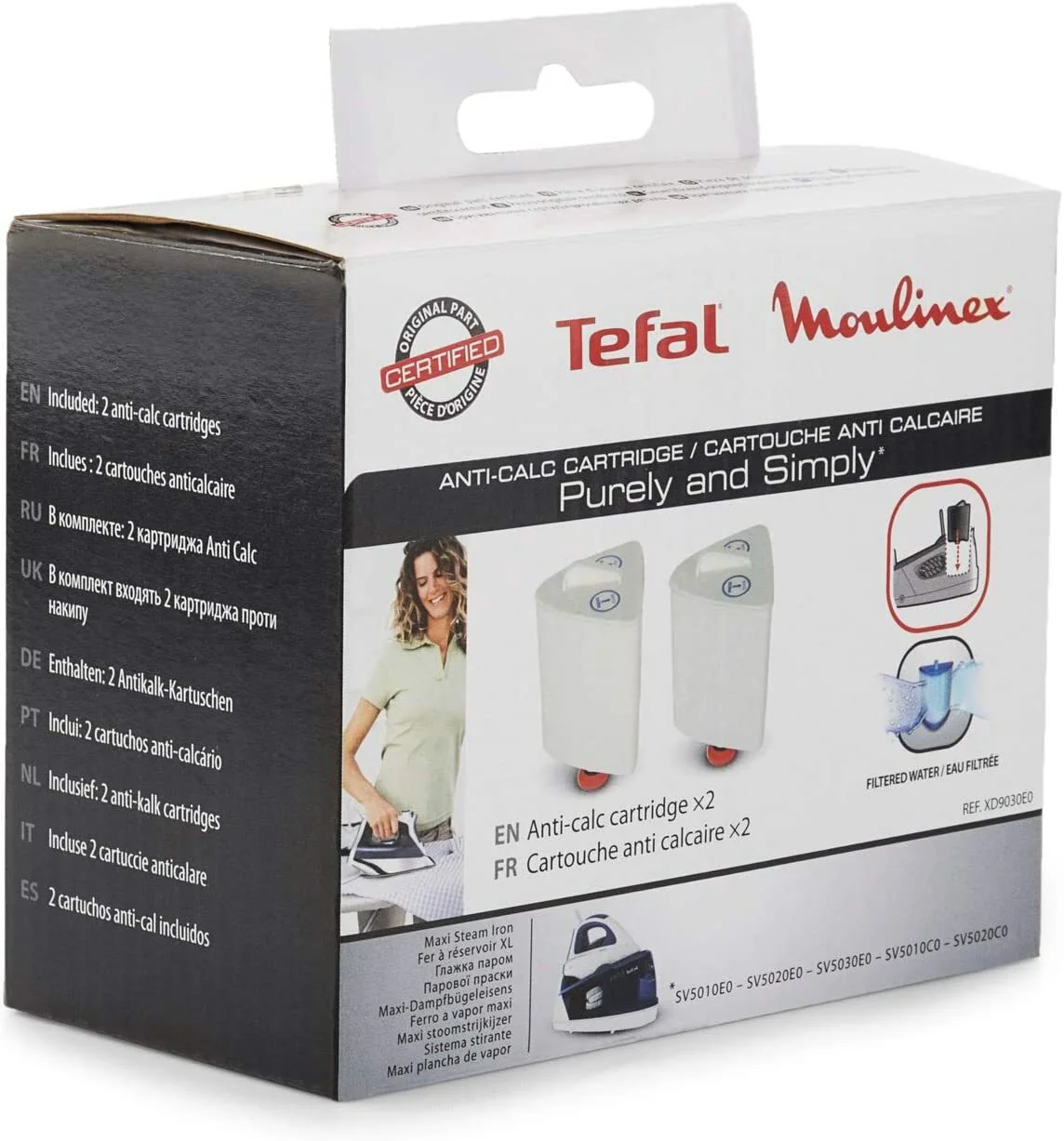 Rowenta Tefal filtri acqua anti calcare ferro stiro Fasteo Liberty Easy Steam SV60 VR50 VR70 - Image 5