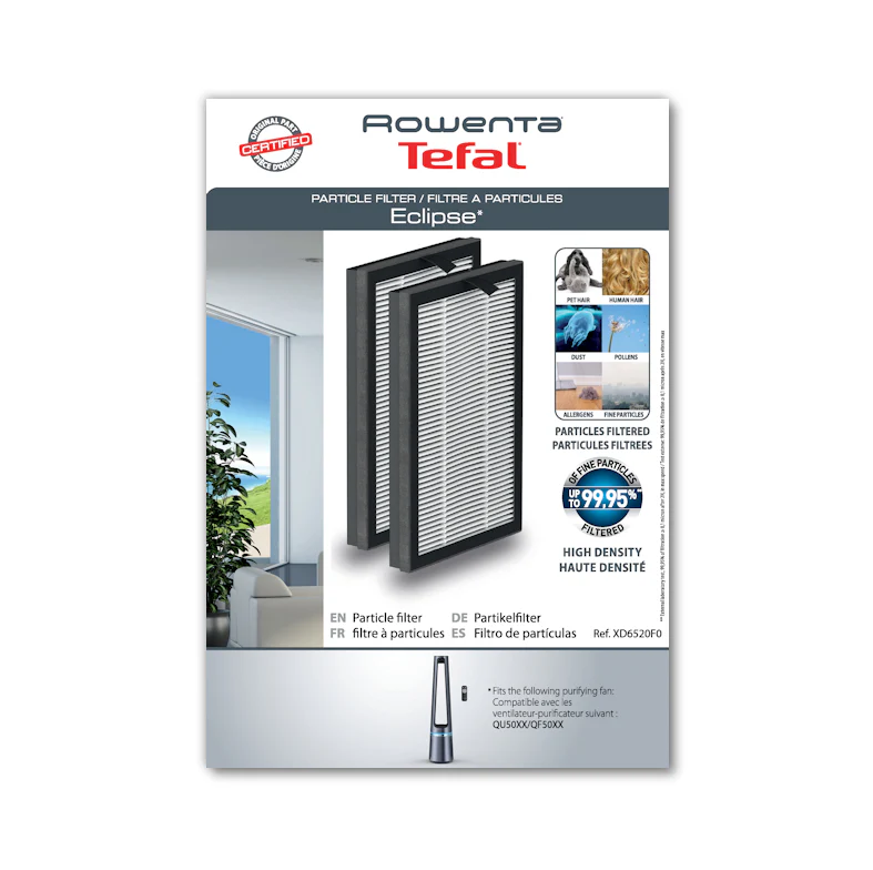 Rowenta Tefal filtri anti particolato purificatore aria Eclipse QF5030 QU5030 - Image 2