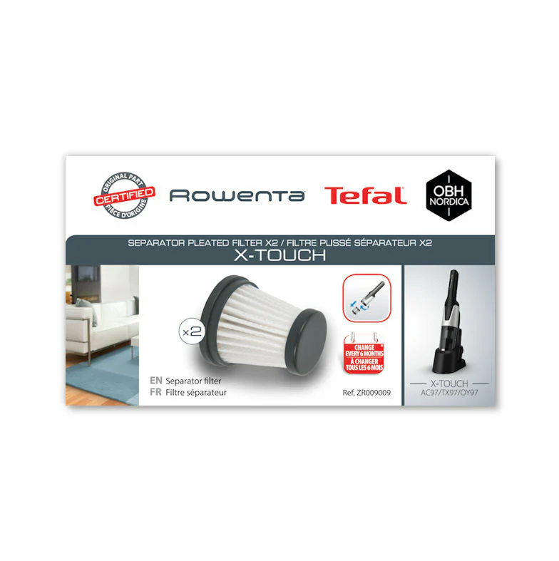 Rowenta Tefal filtro HEPA aspirabriciole aspirapolvere X-Touch AC9736 TX9736 - Image 2