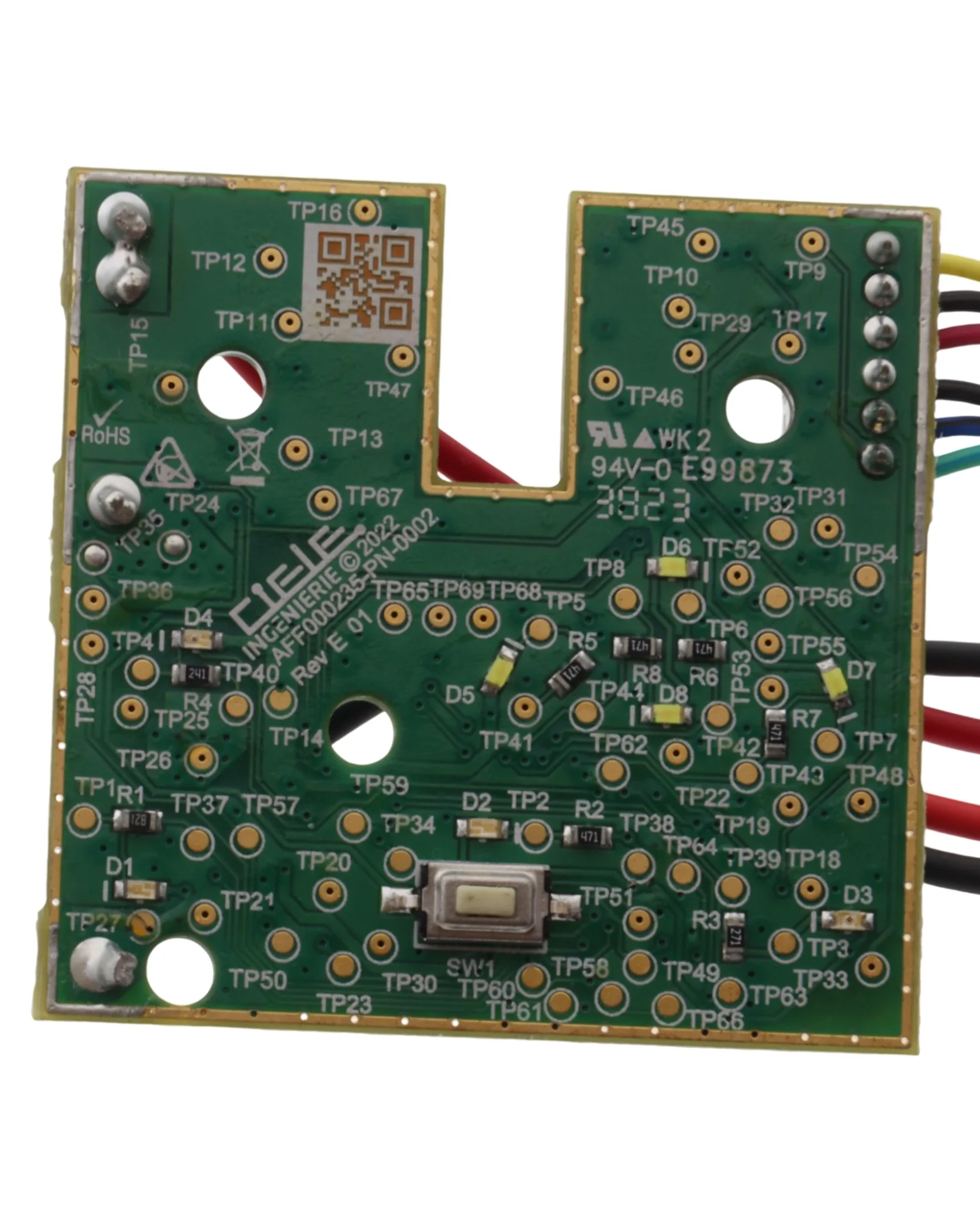 Rowenta Tefal scheda PCB scopa aspirapolvere XForce Flex 9.60 RH2037 RH2079 TY2 - Image 2