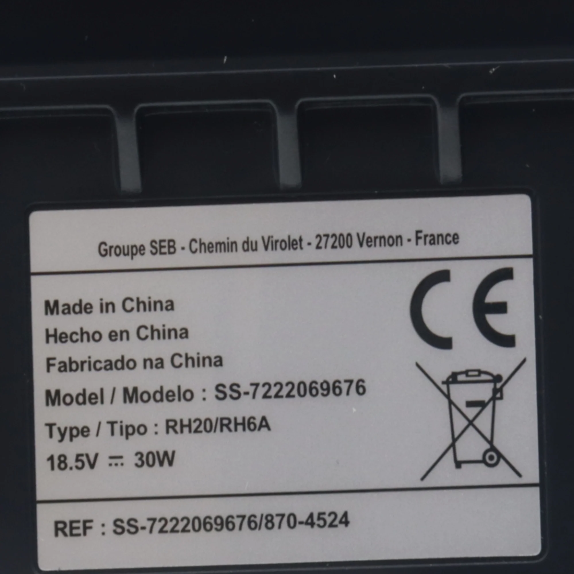 Rowenta turbo spazzola piccola per divani scopa aspirapolvere XPert 7.60 RH6A - Image 5