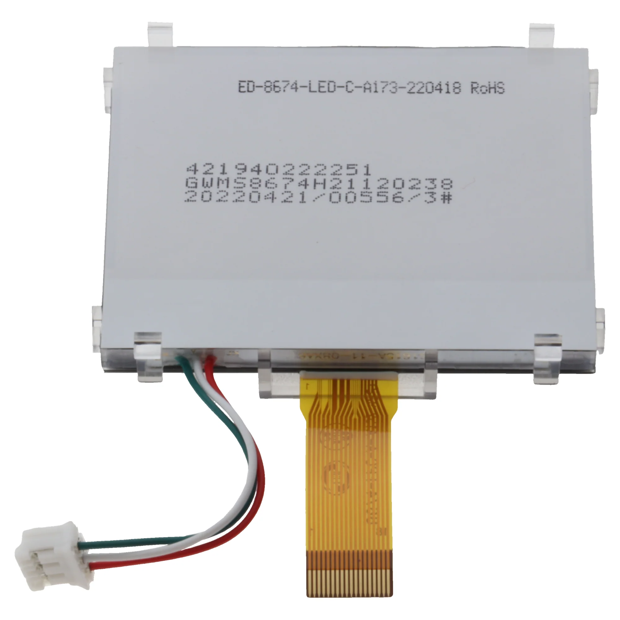 Saeco display LCD ED8674-LED-C-A173 macchina caffè Syntia HD8838 RI9836 SUP037D - Image 3