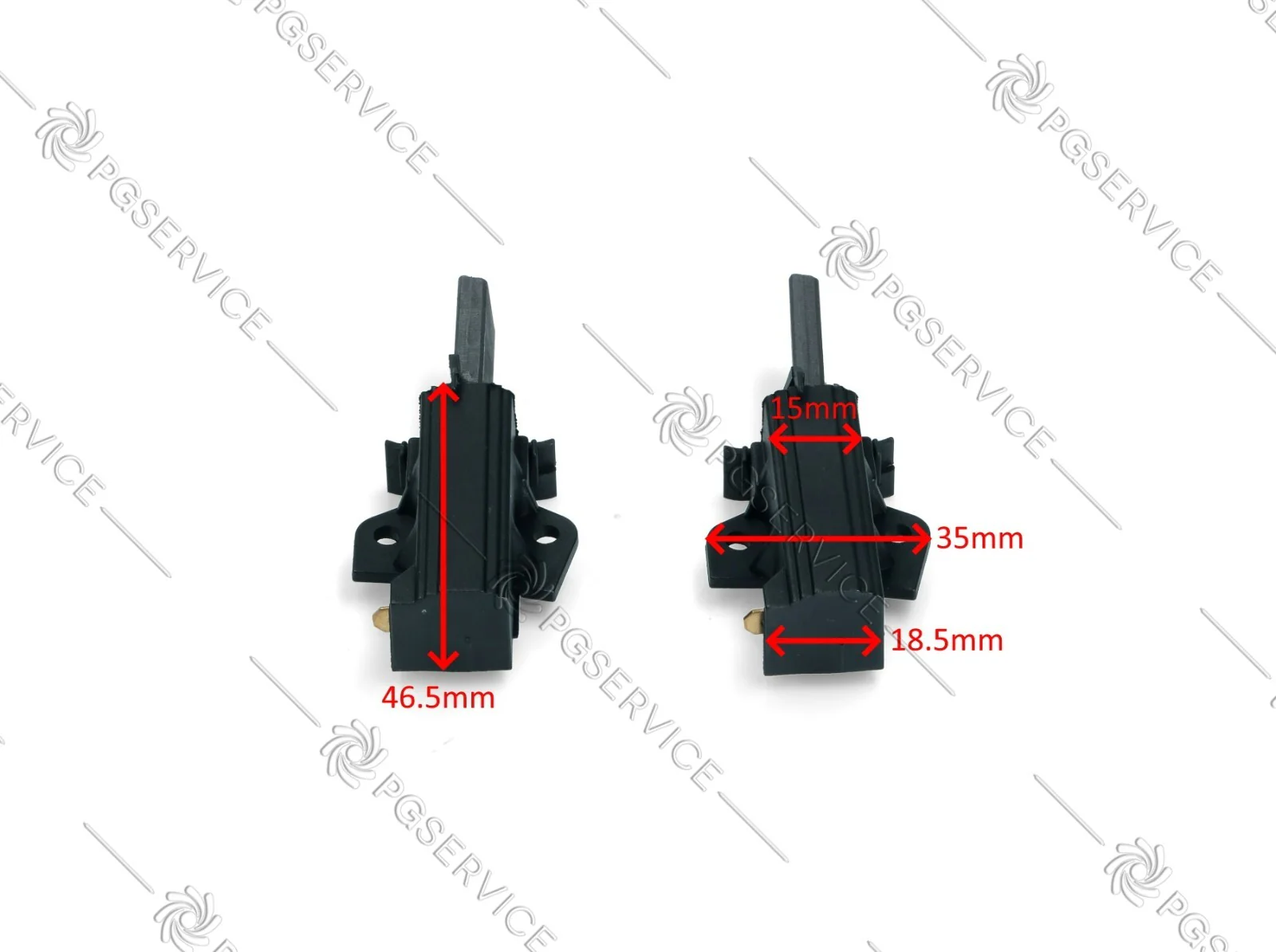 SKL 2x spazzole carboncini motore lavatrice Bosch Siemens AEG Electrolux Zanker - Image 2